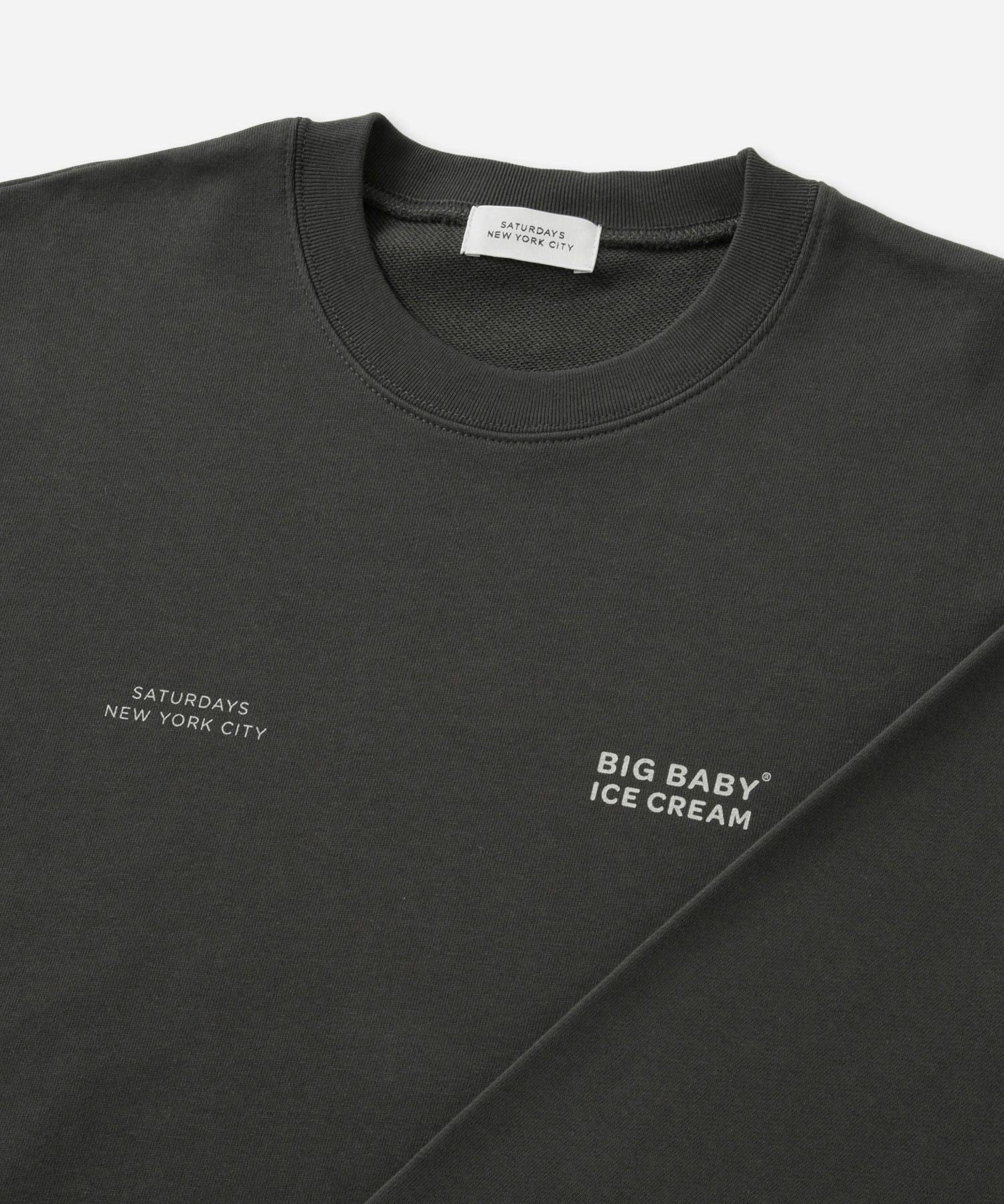 BIG BABY ICE CREAM x Saturdays NYC ICE Sweatshirt