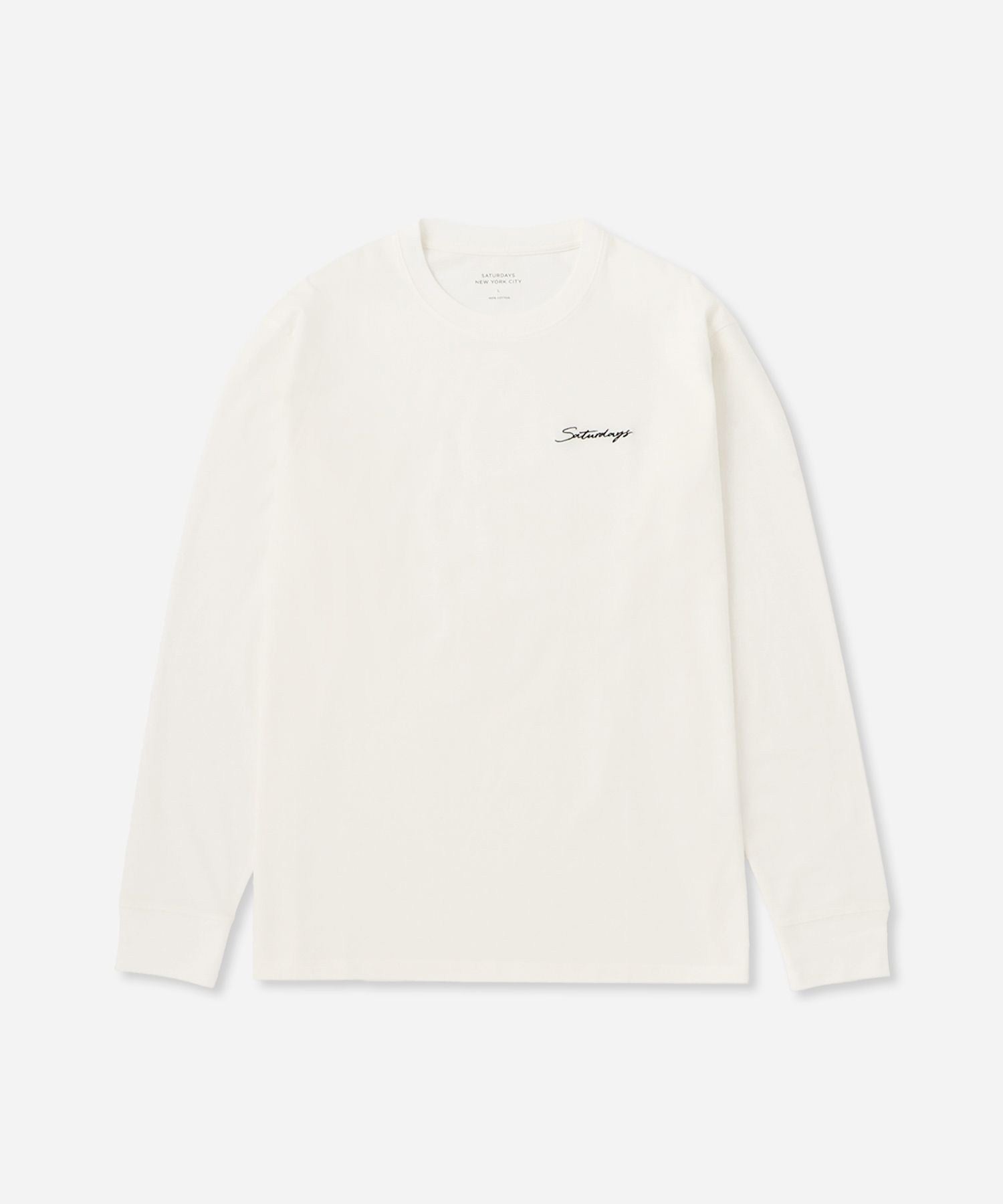 Script Emb LS Tee