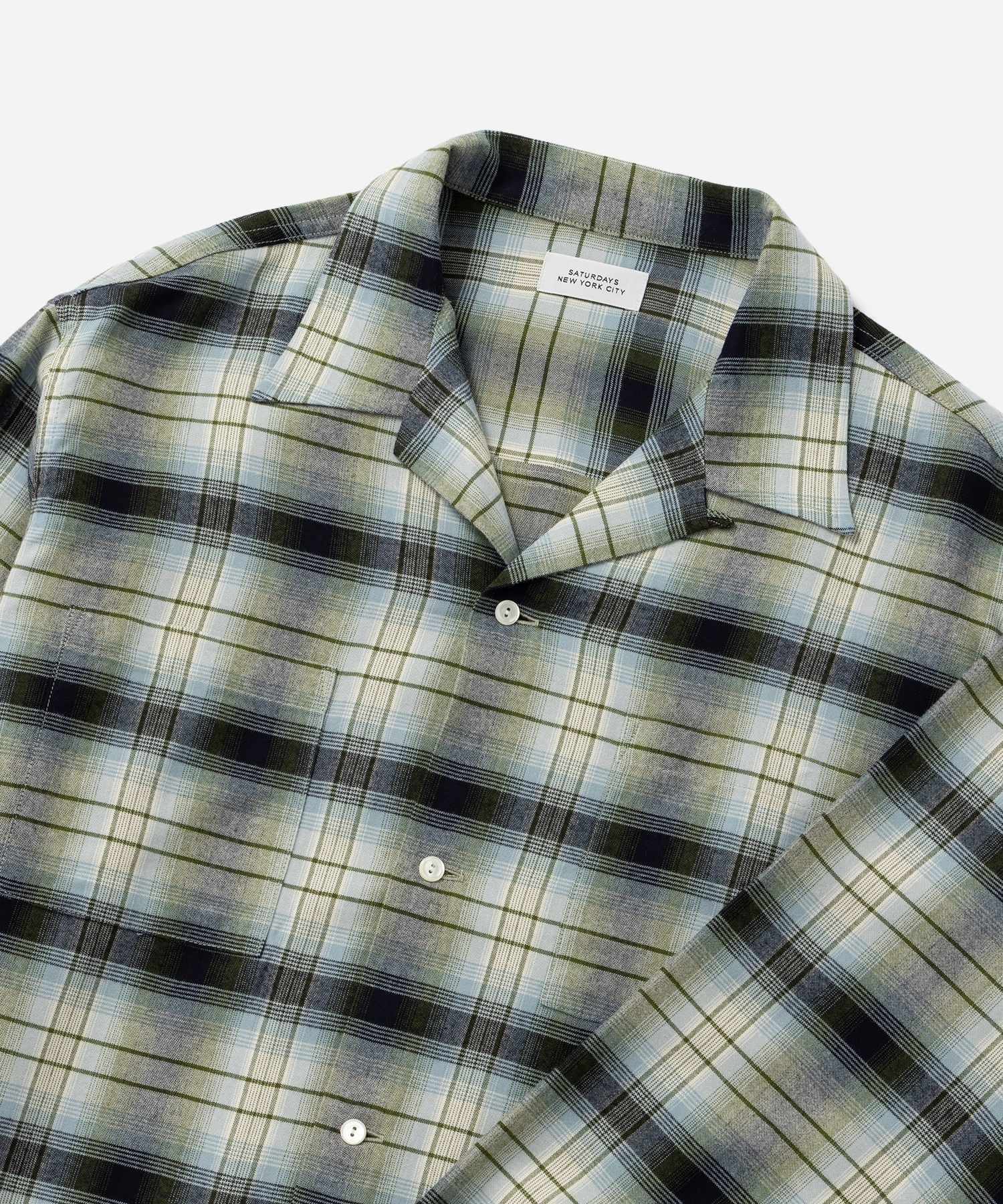 Marco Vintage Check LS Open Collar Shirt