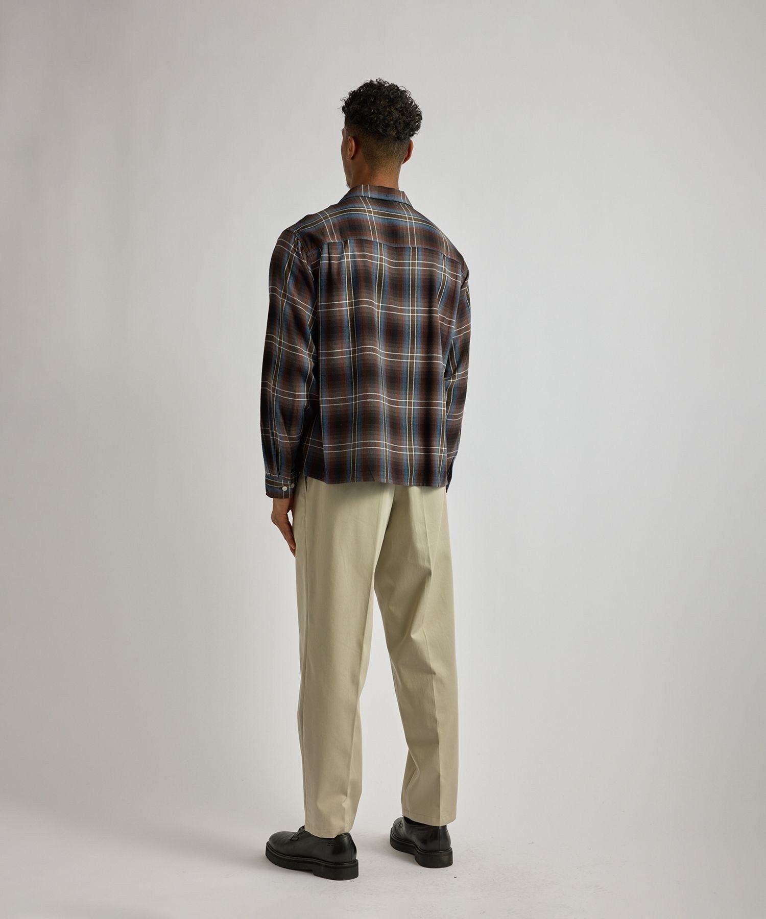 Marco Vintage Check LS Open Collar Shirt