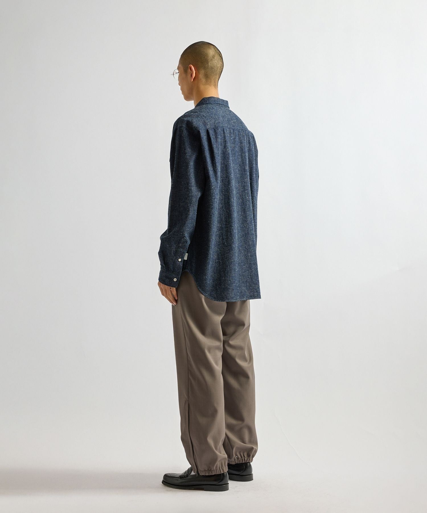 Hanley LS Open Collar Shirt