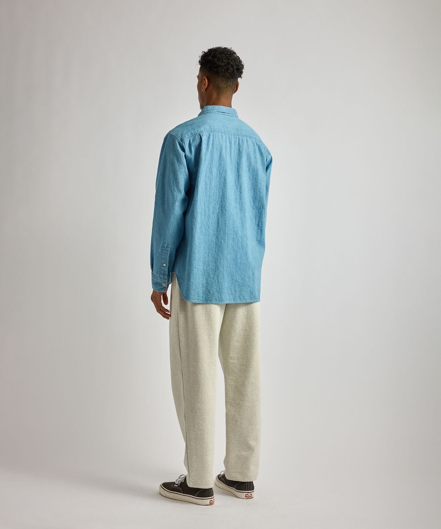 Hanley LS Open Collar Shirt