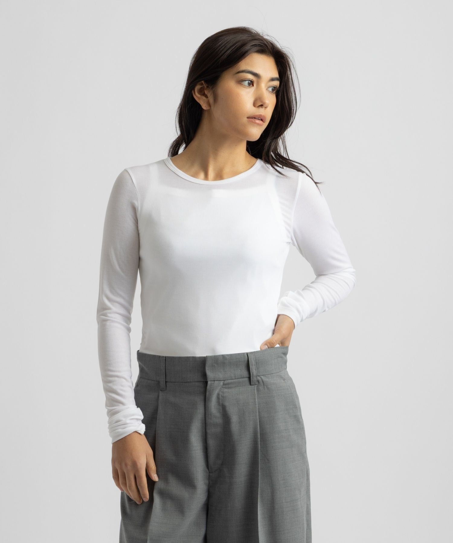 Steff Fitted LS Top | WOMEN