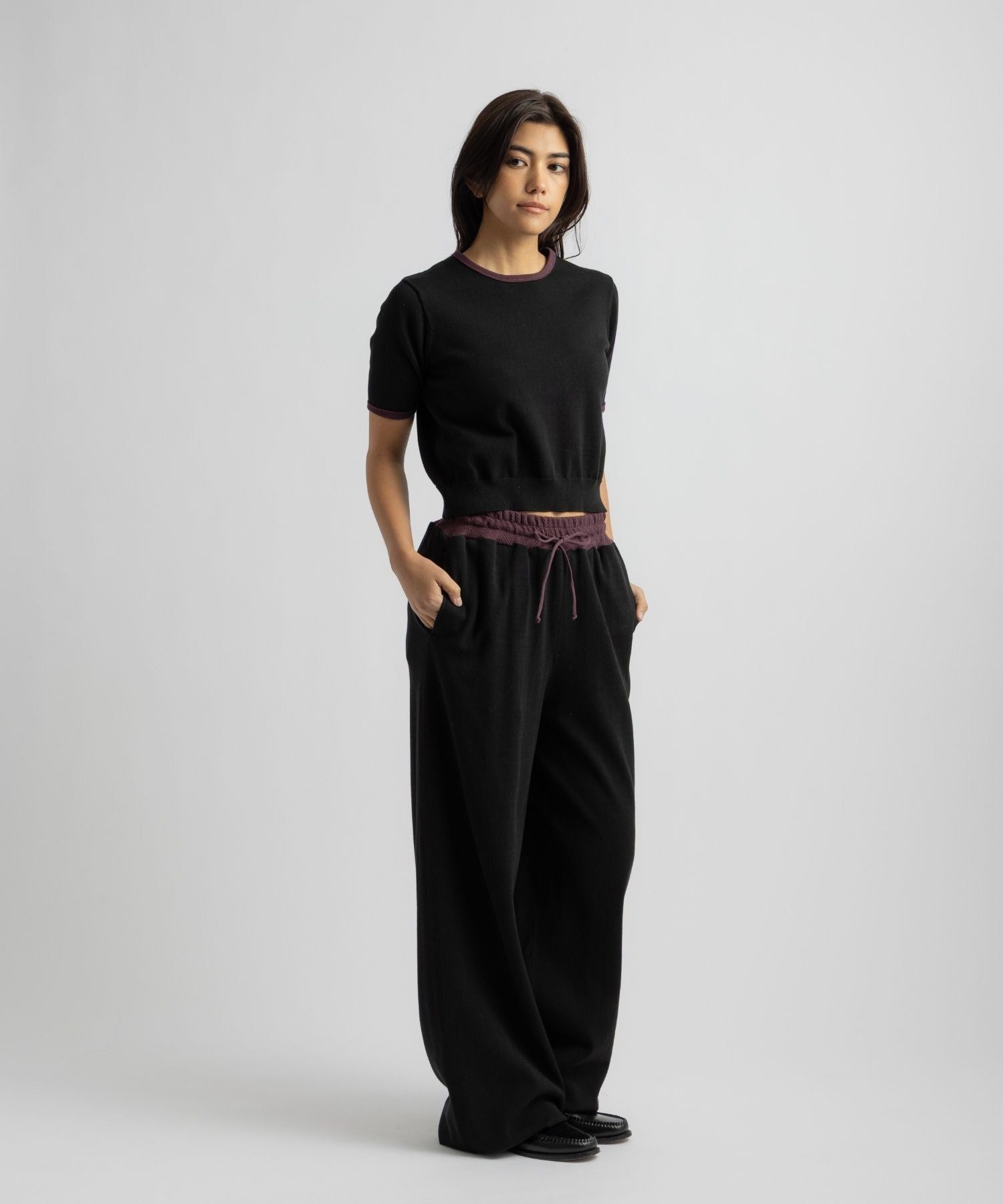 Suzie Compact Knit SS Top | WOMEN