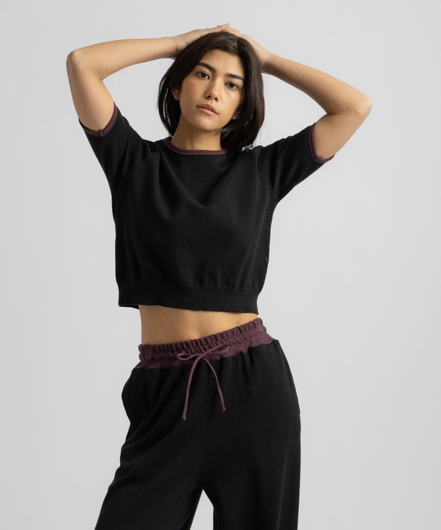 Suzie Compact Knit SS Top | WOMEN