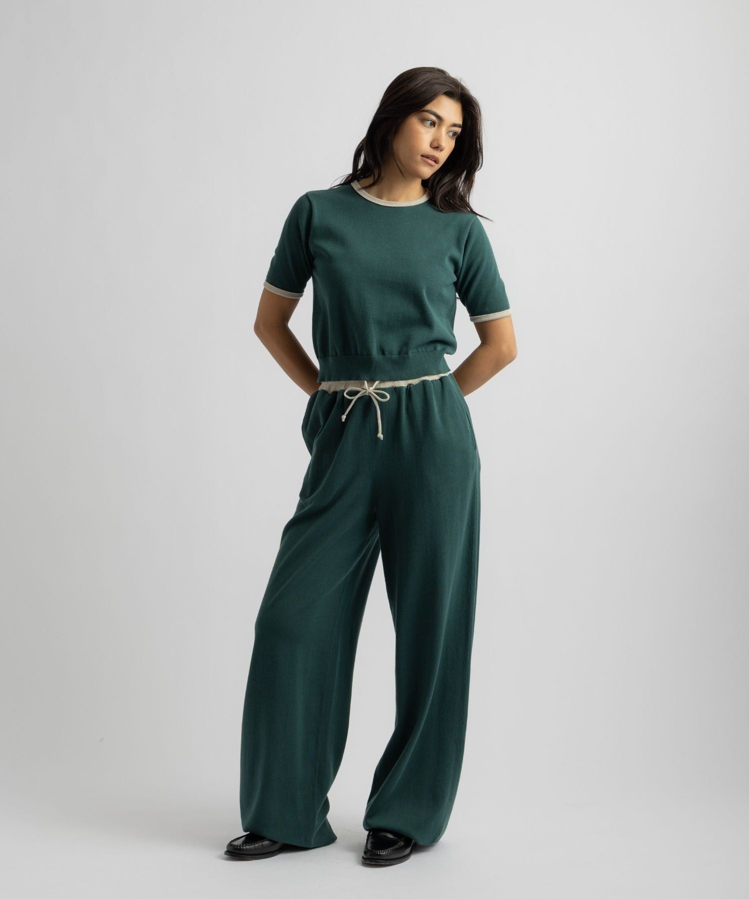 Suzie Compact Knit SS Top | WOMEN