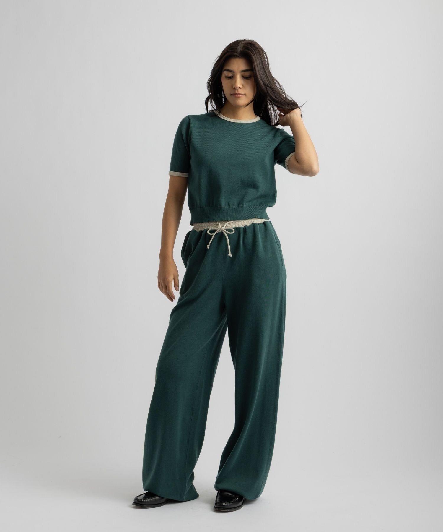 Suzie Compact Knit SS Top | WOMEN