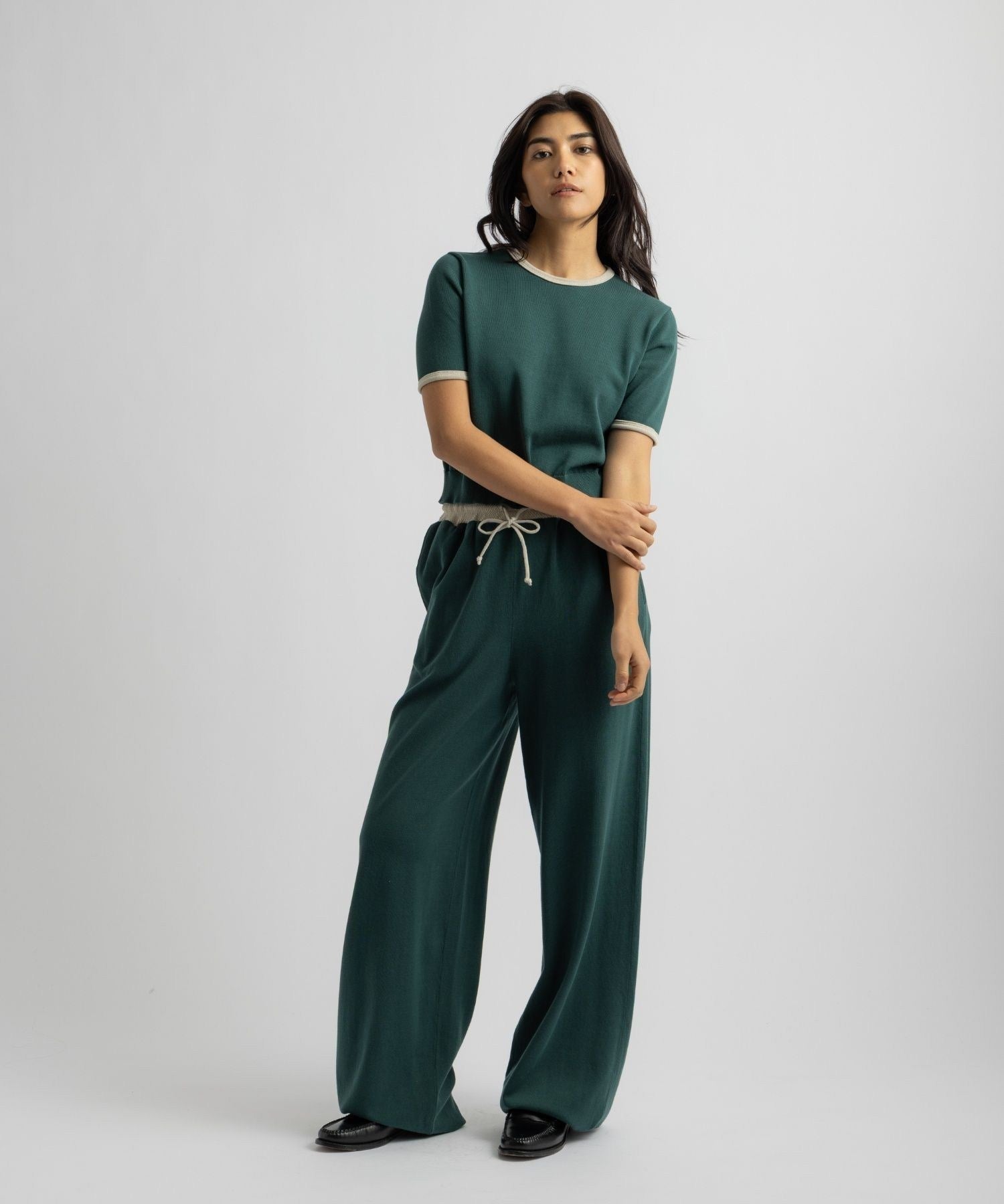 Suzie Compact Knit SS Top | WOMEN