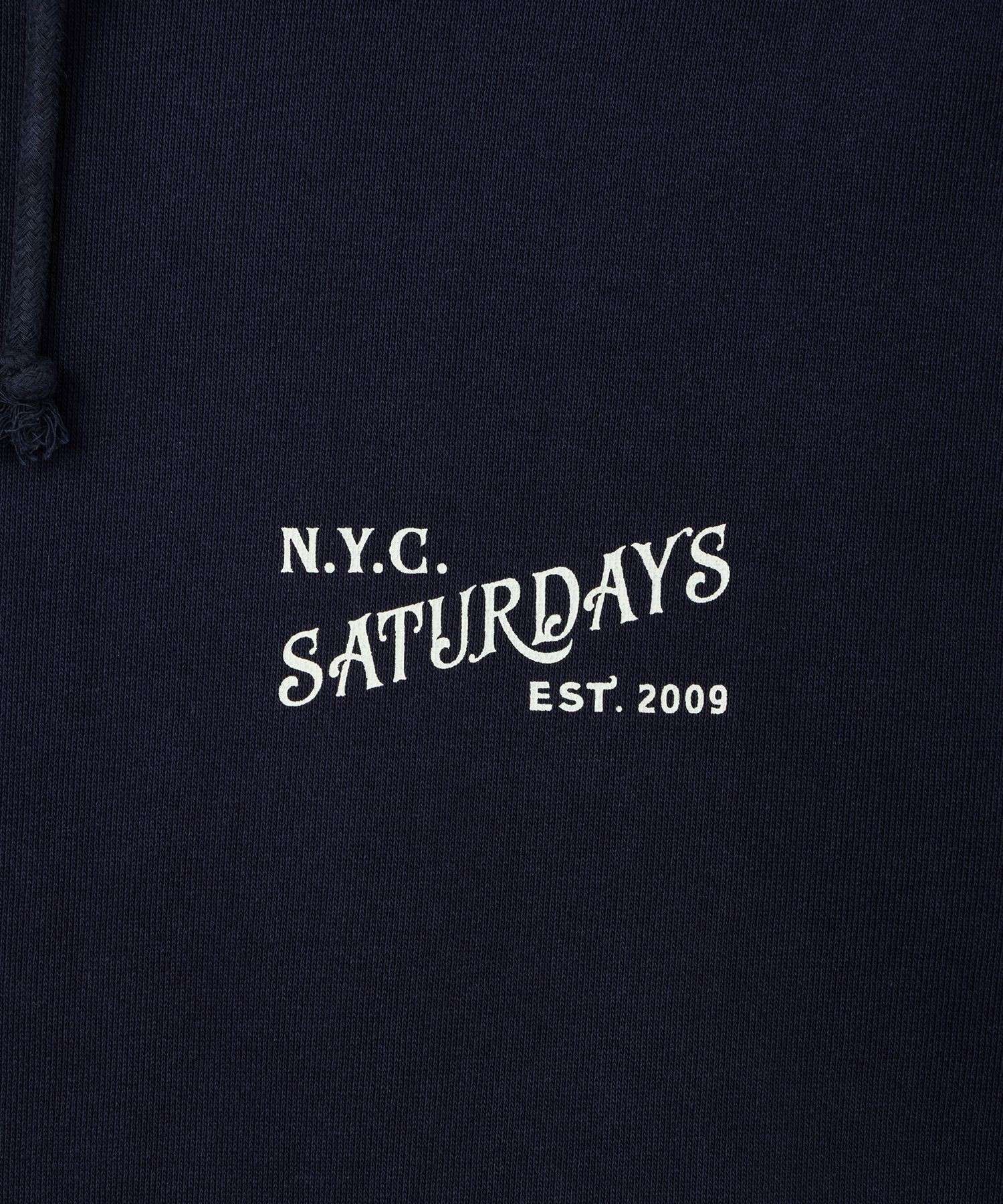 Warren Vintage Serif Relaxed Hoodie