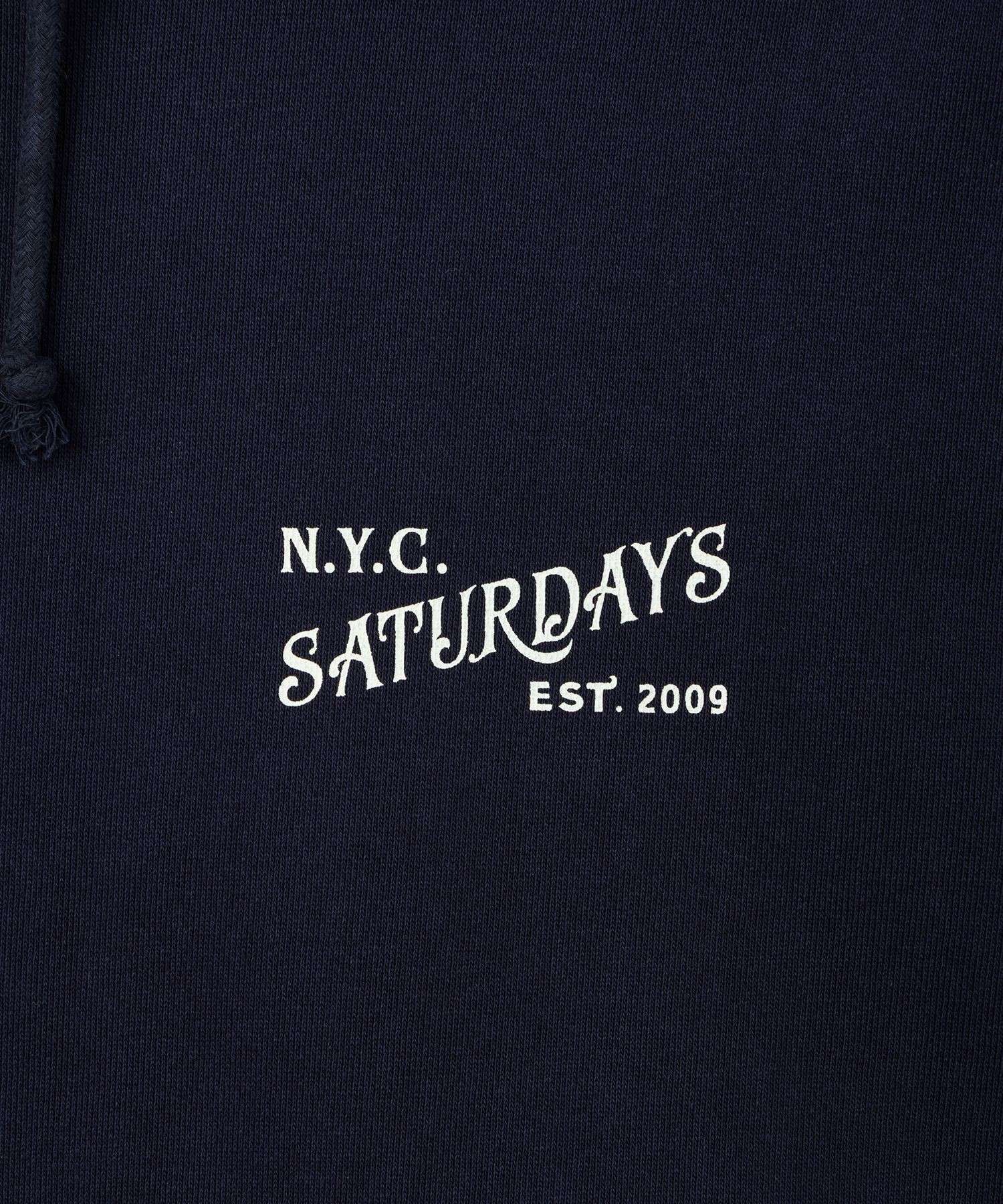 Warren Vintage Serif Relaxed Hoodie