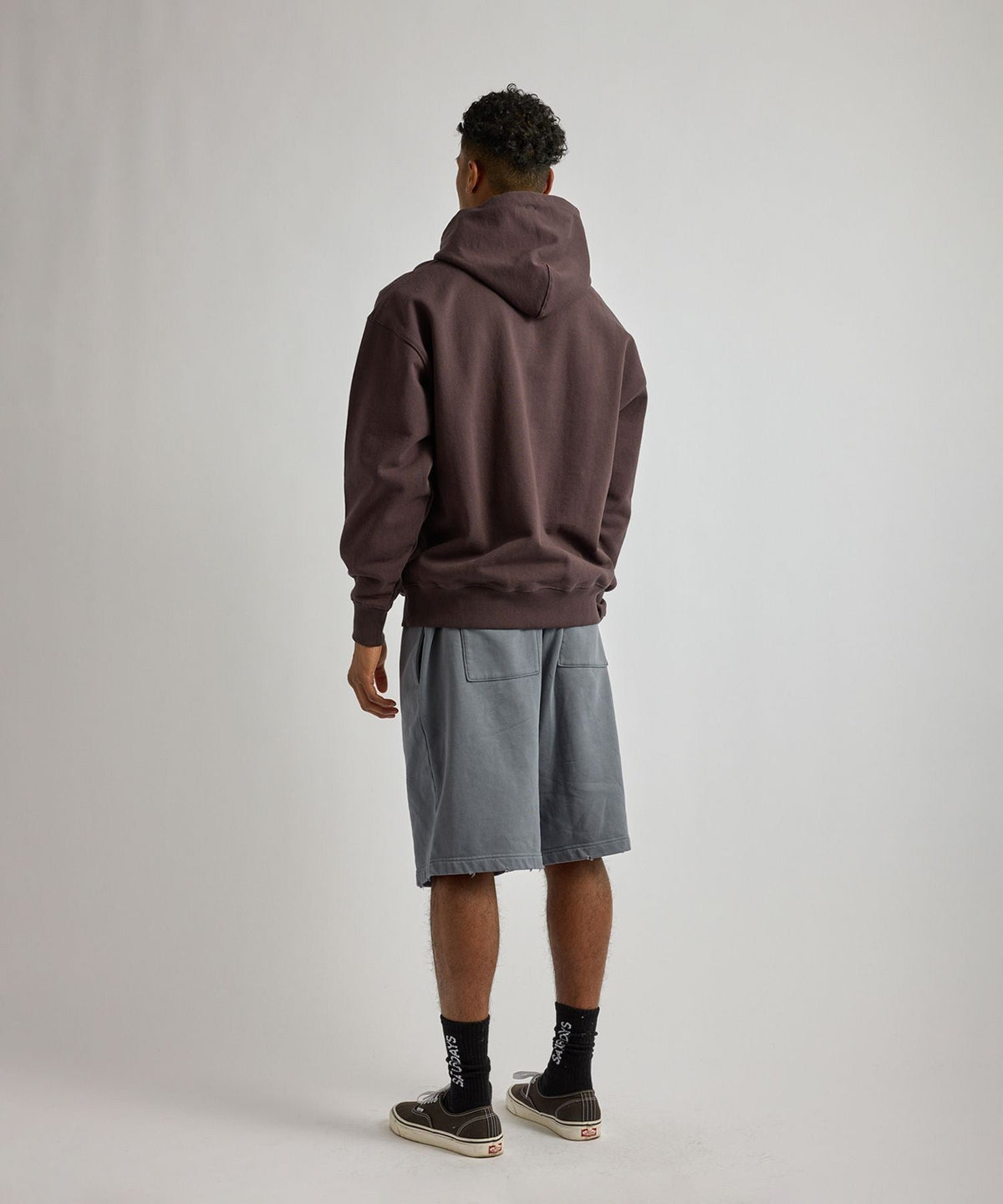 Warren Vintage Serif Relaxed Hoodie
