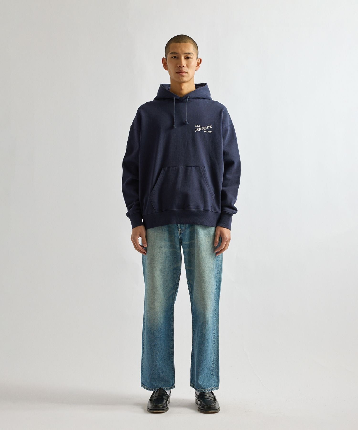 Warren Vintage Serif Relaxed Hoodie