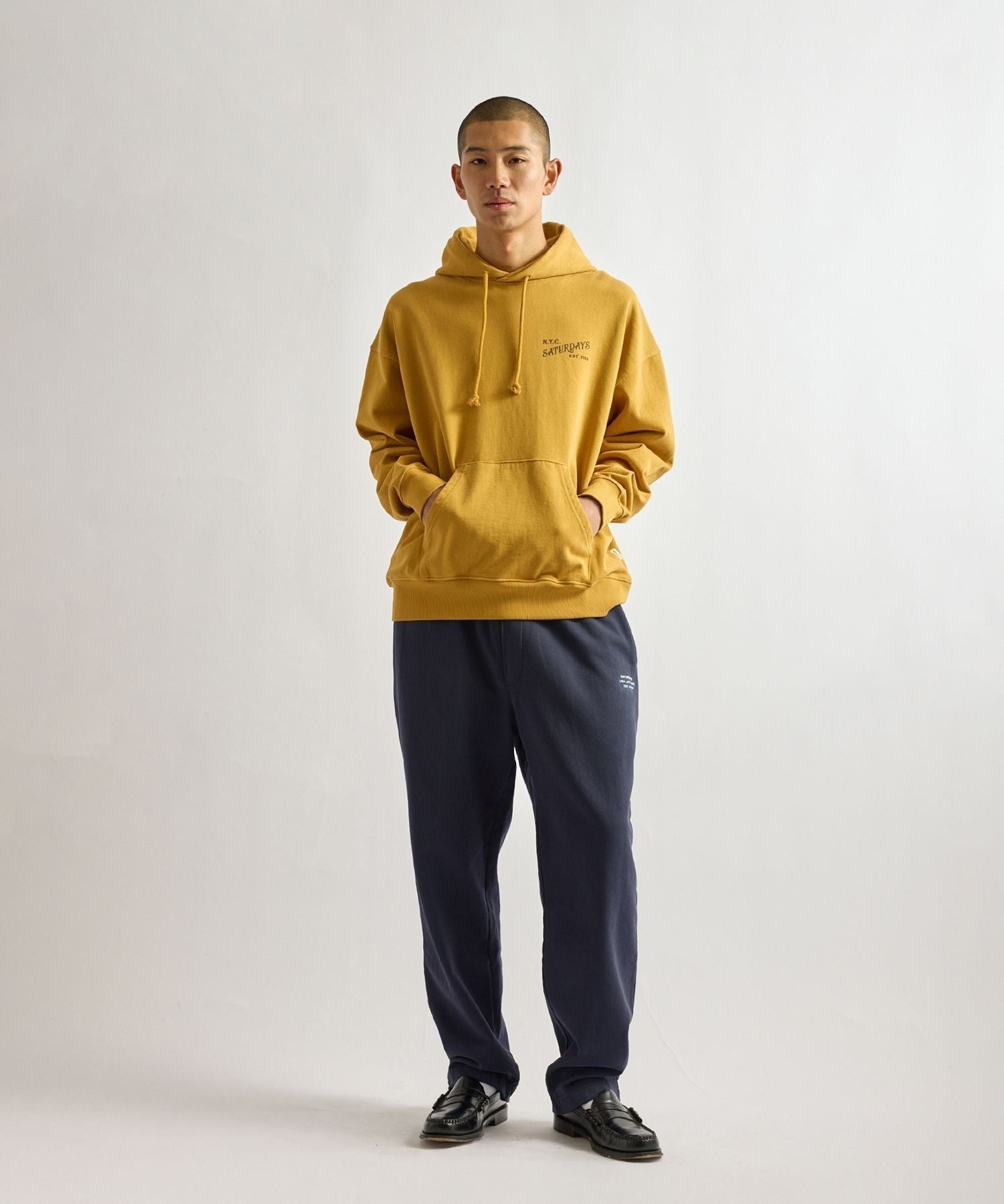 Warren Vintage Serif Relaxed Hoodie