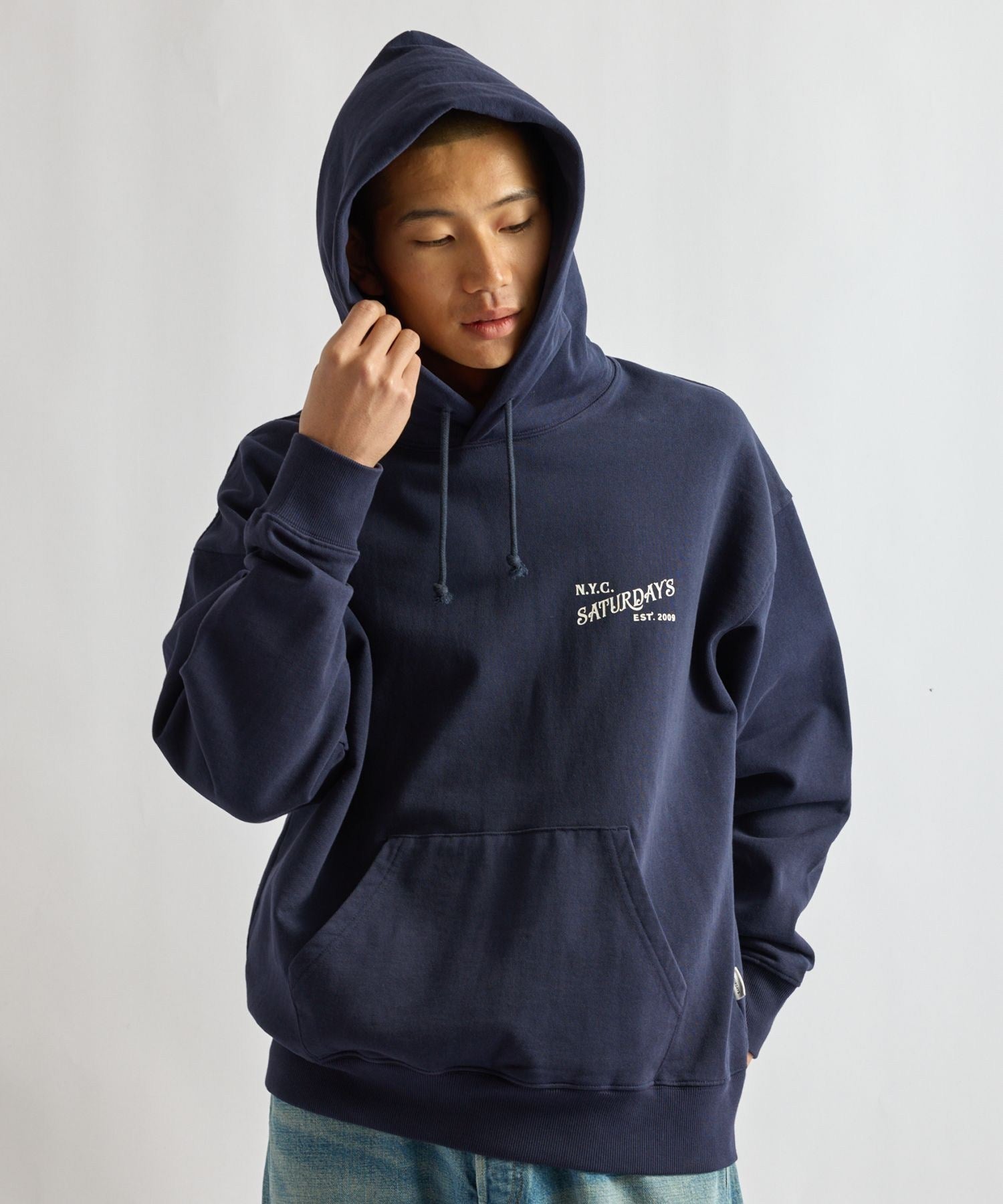 Warren Vintage Serif Relaxed Hoodie