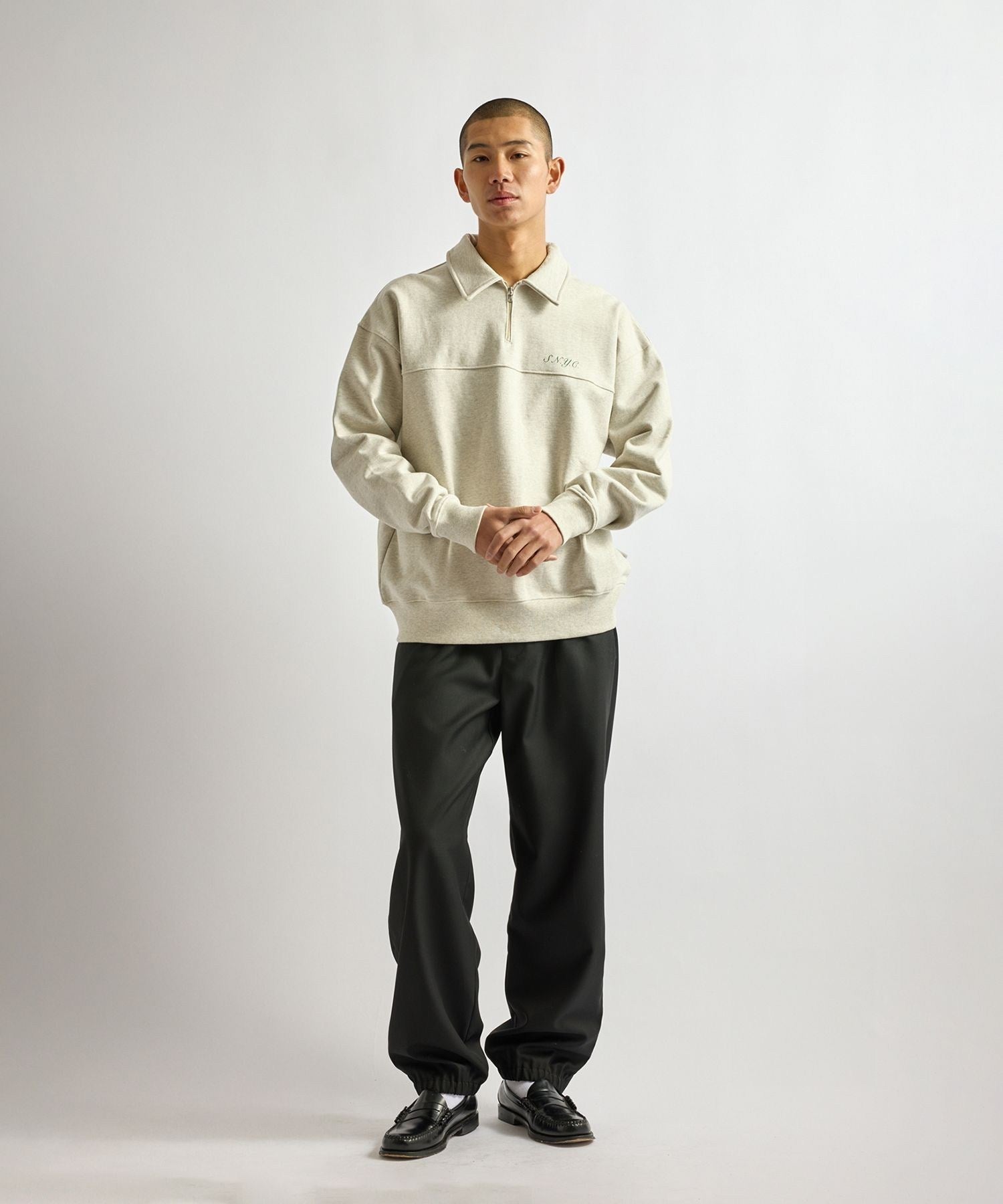 Mott Relaxed Quarter Zip Sweatshirt