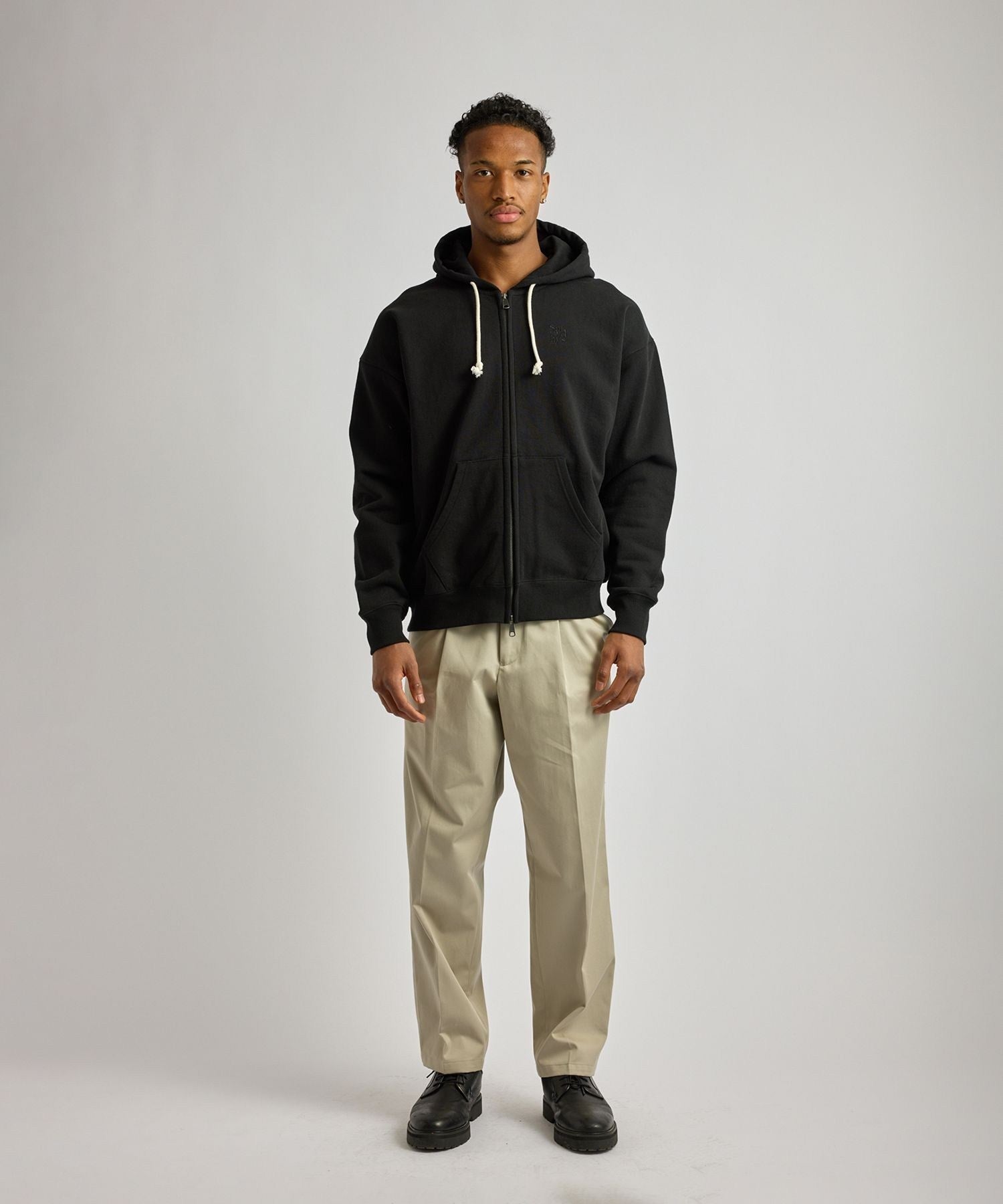 Canal Waffle Lined Zip Hoodie