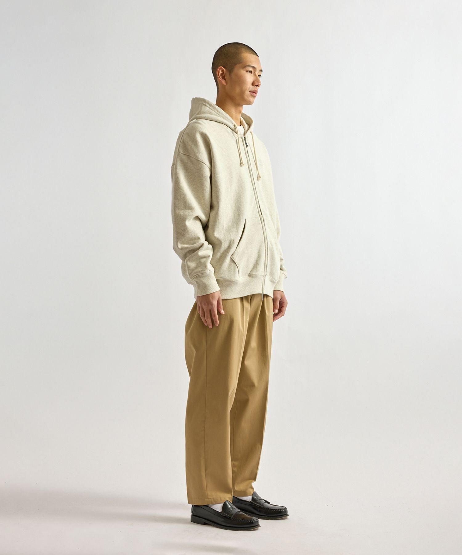 Canal Waffle Lined Zip Hoodie