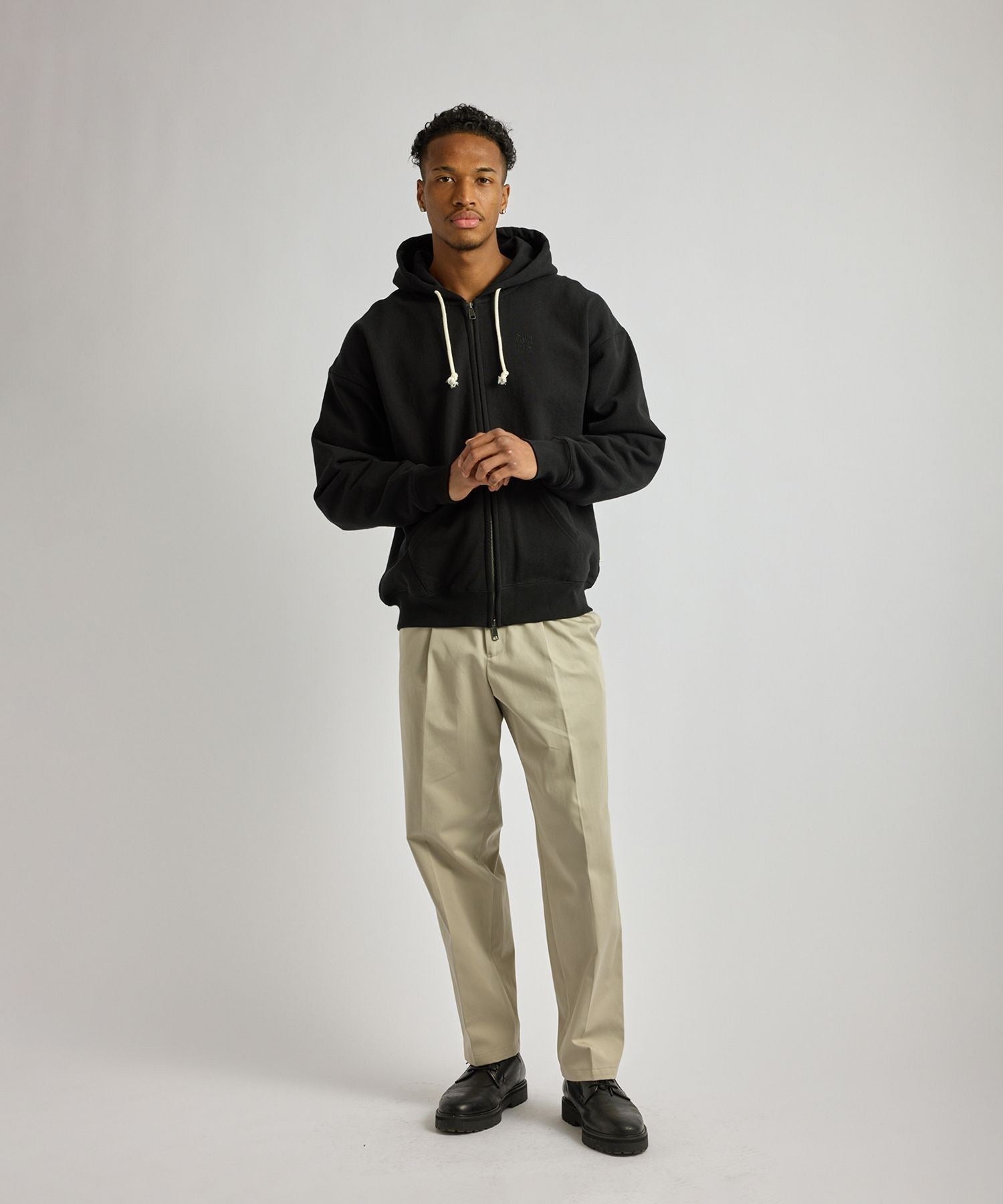 Canal Waffle Lined Zip Hoodie