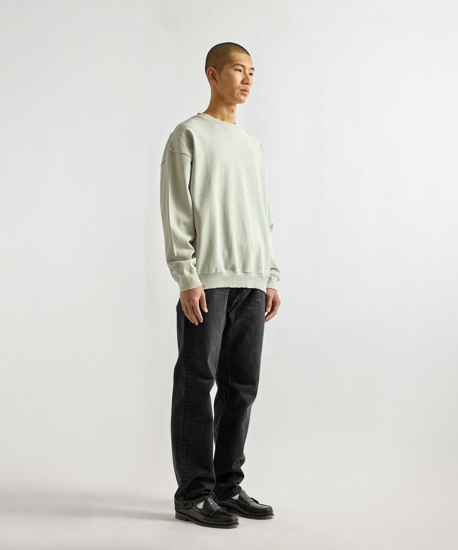 Bowery Garment Dyed Slash Sweatshirt