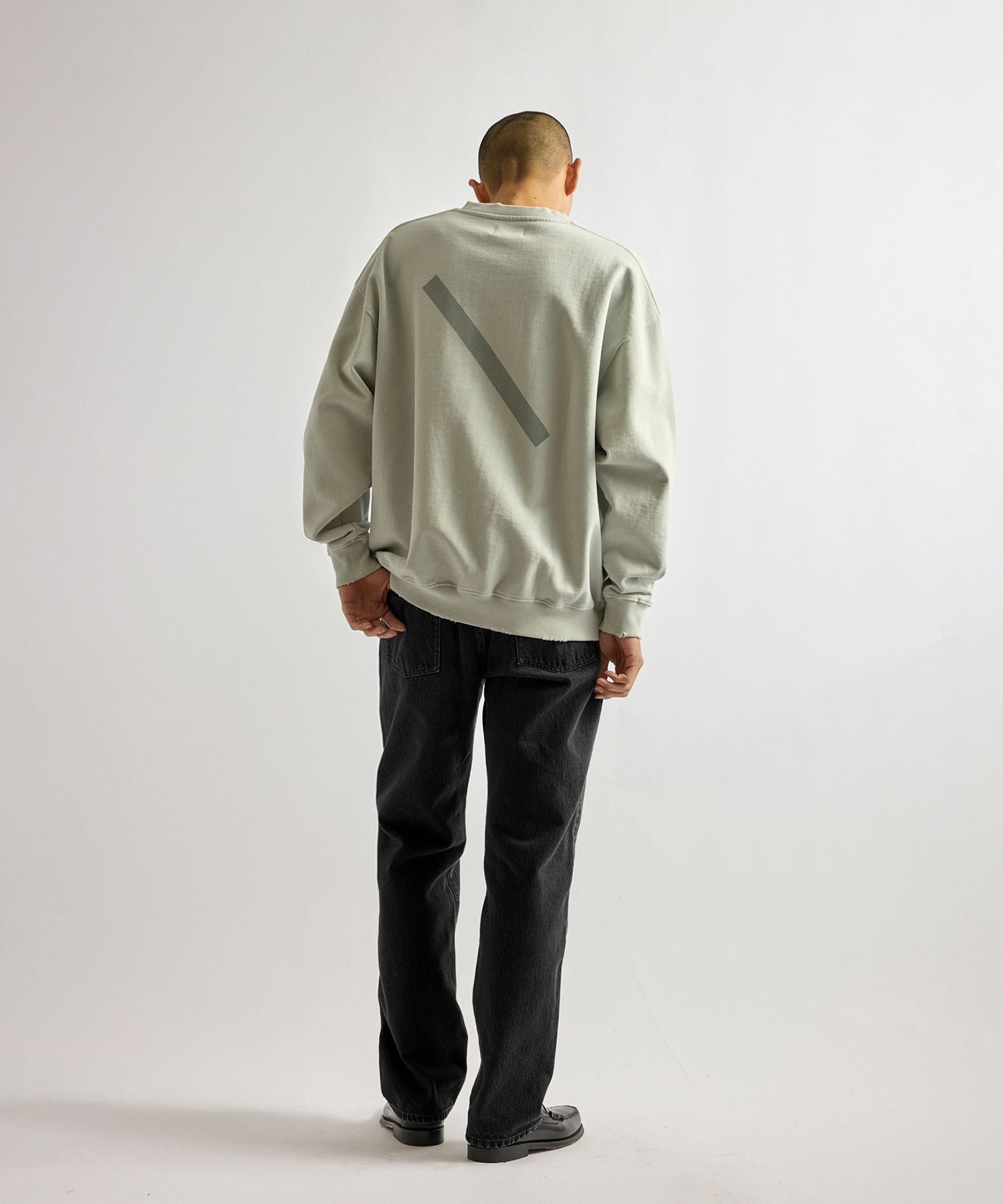 Bowery Garment Dyed Slash Sweatshirt