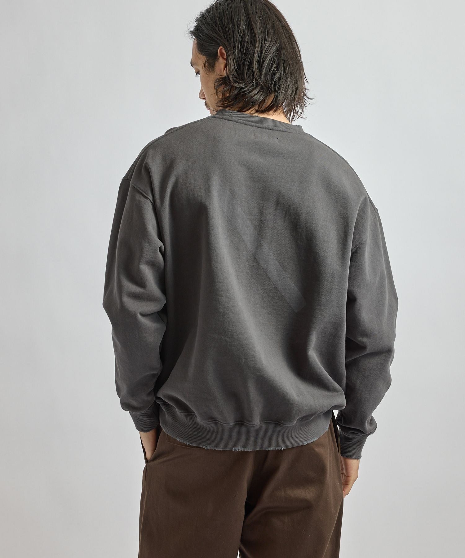 Bowery Garment Dyed Slash Sweatshirt