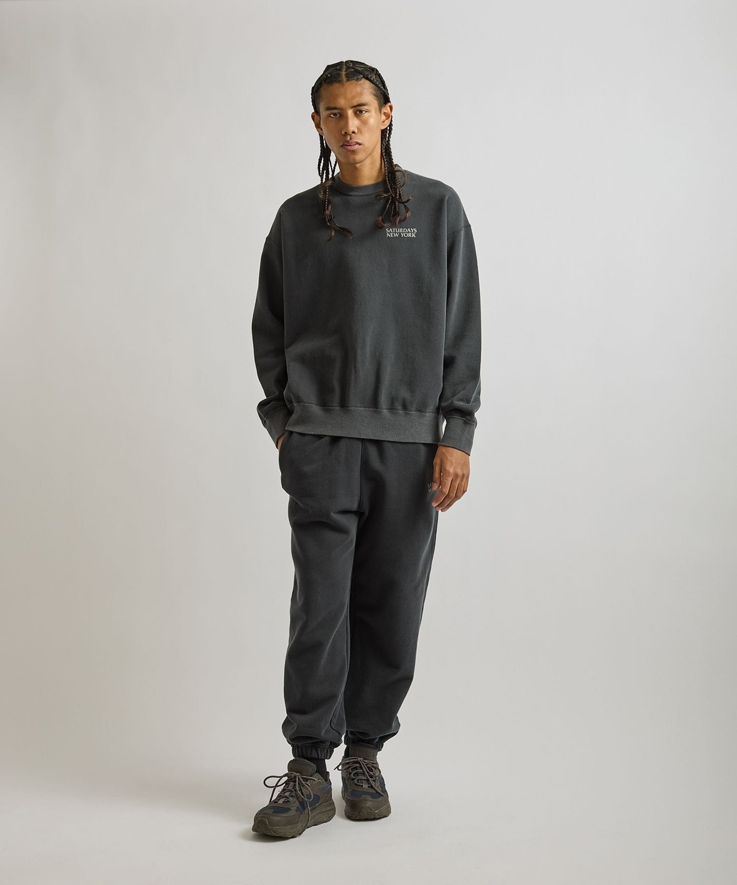 Ari Relaxed Ozone Washed Sweatshirt