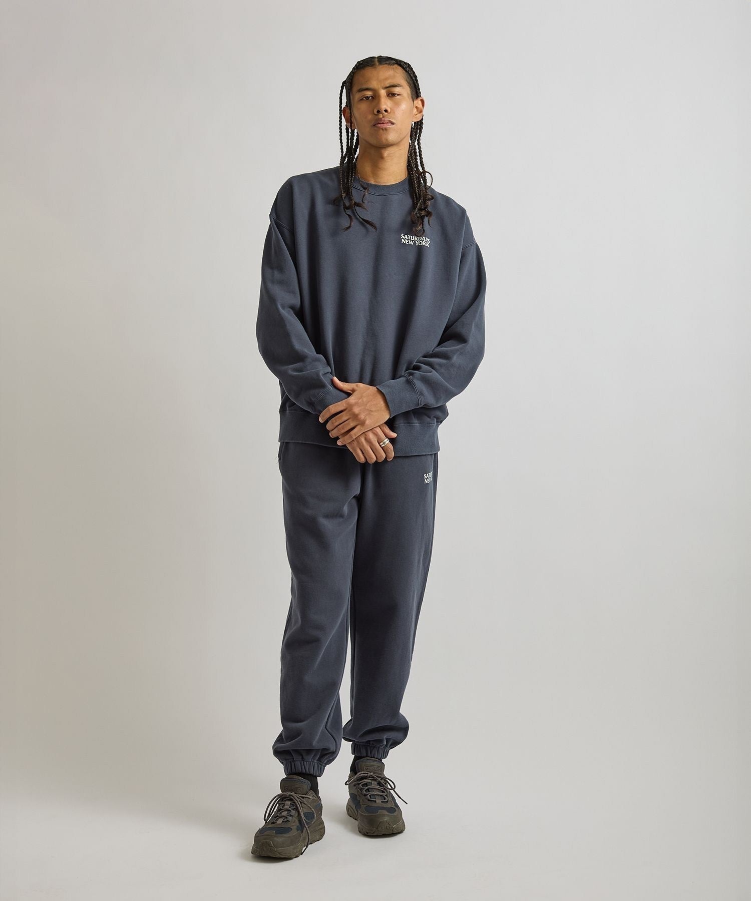 Ari Relaxed Ozone Washed Sweatshirt