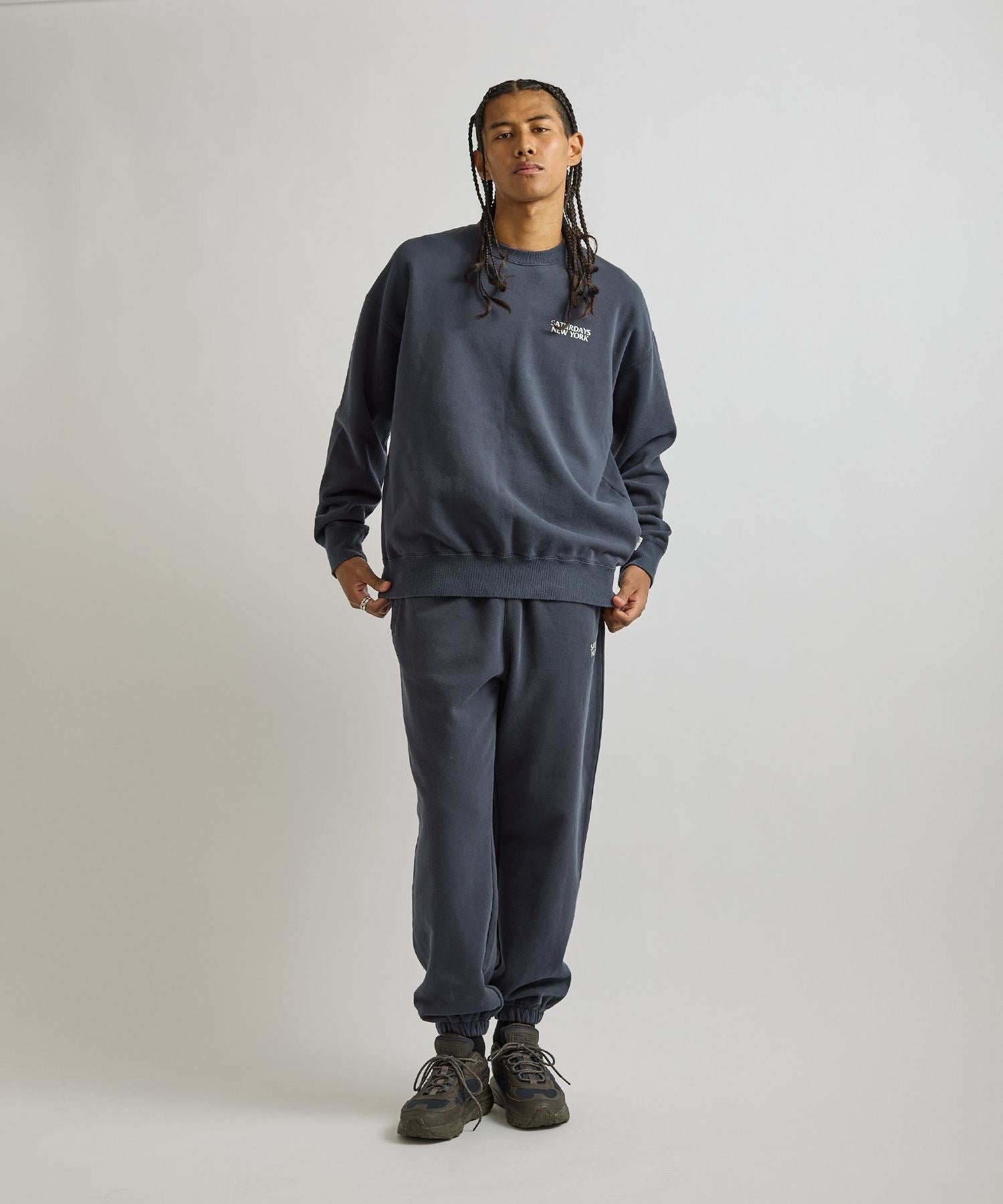 Ari Relaxed Ozone Washed Sweatshirt
