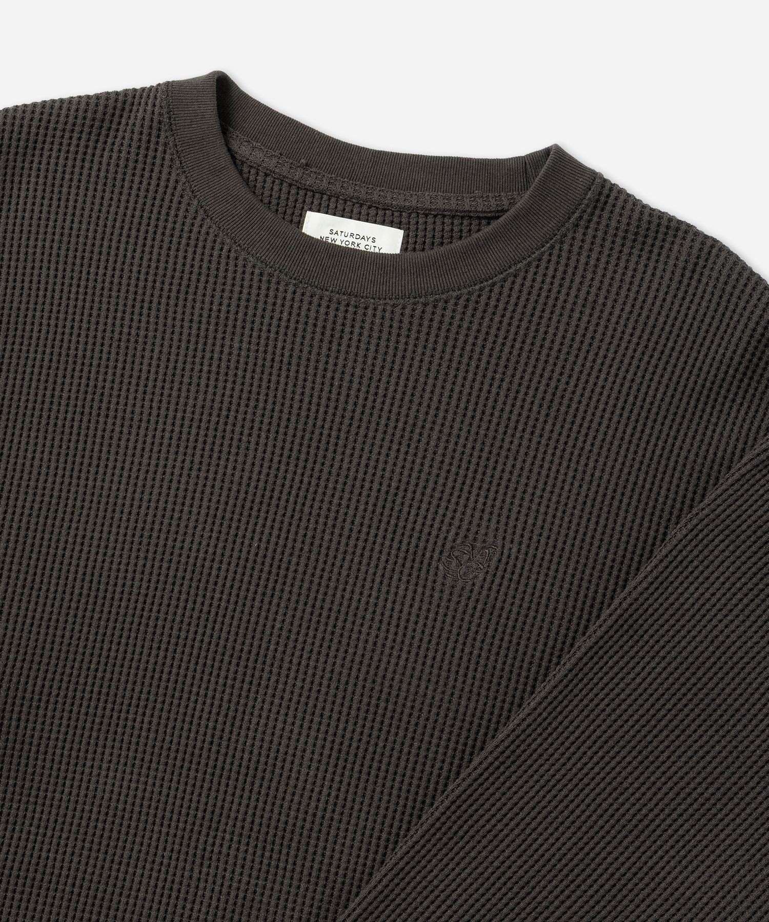Alex Heavy Waffle Relaxed LS Tee