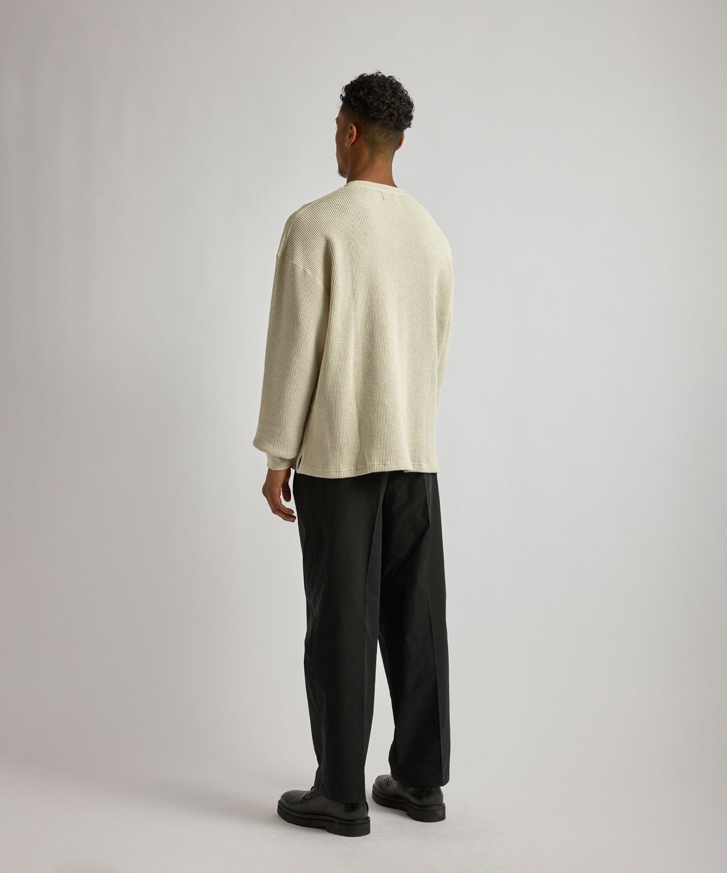 Alex Heavy Waffle Relaxed LS Tee