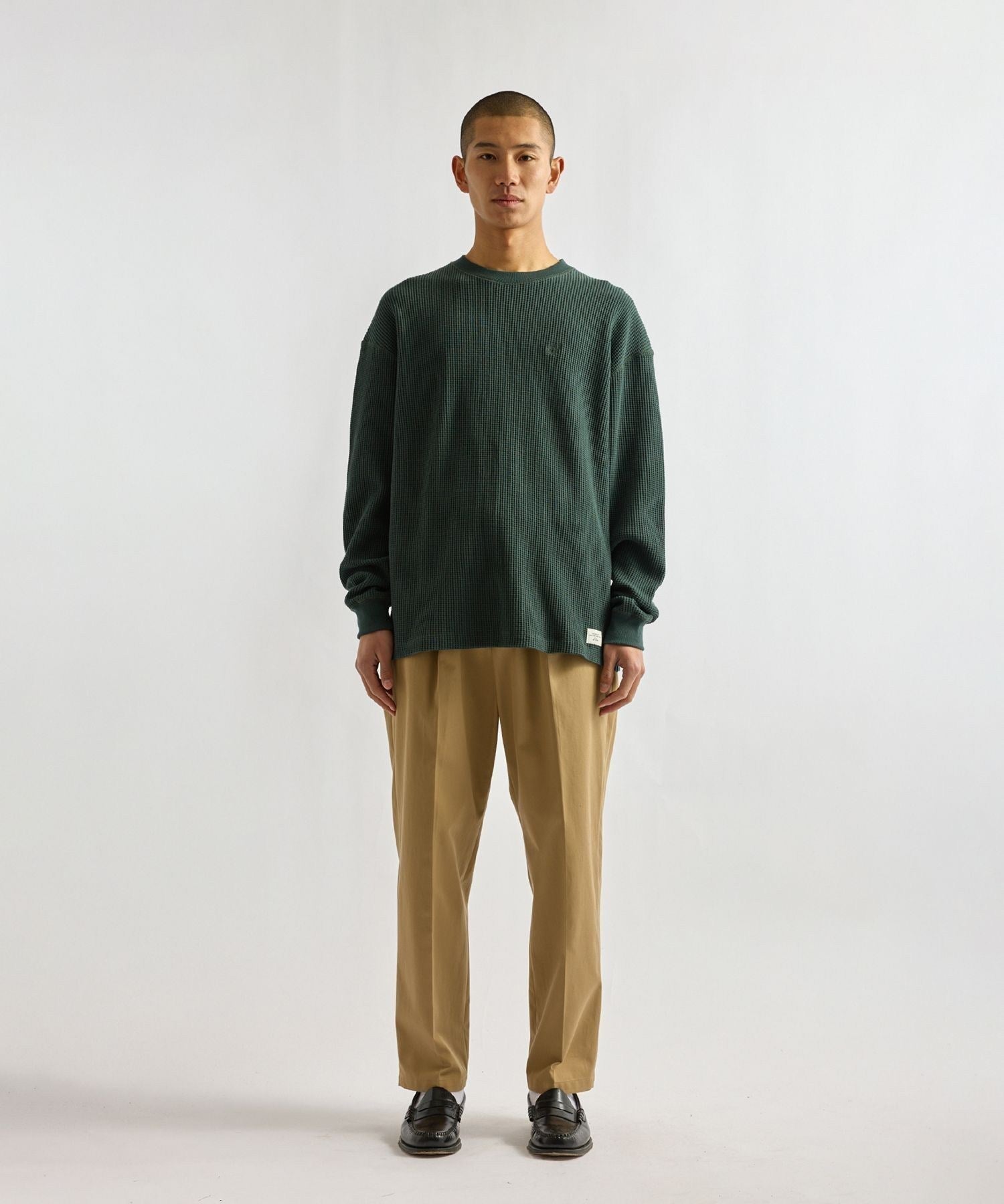Alex Heavy Waffle Relaxed LS Tee