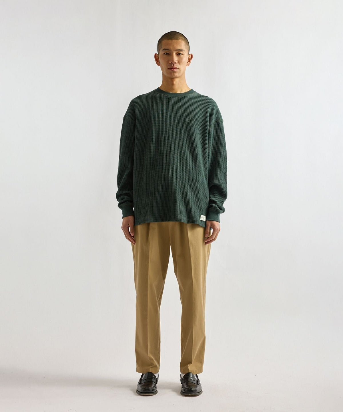 Alex Heavy Waffle Relaxed LS Tee
