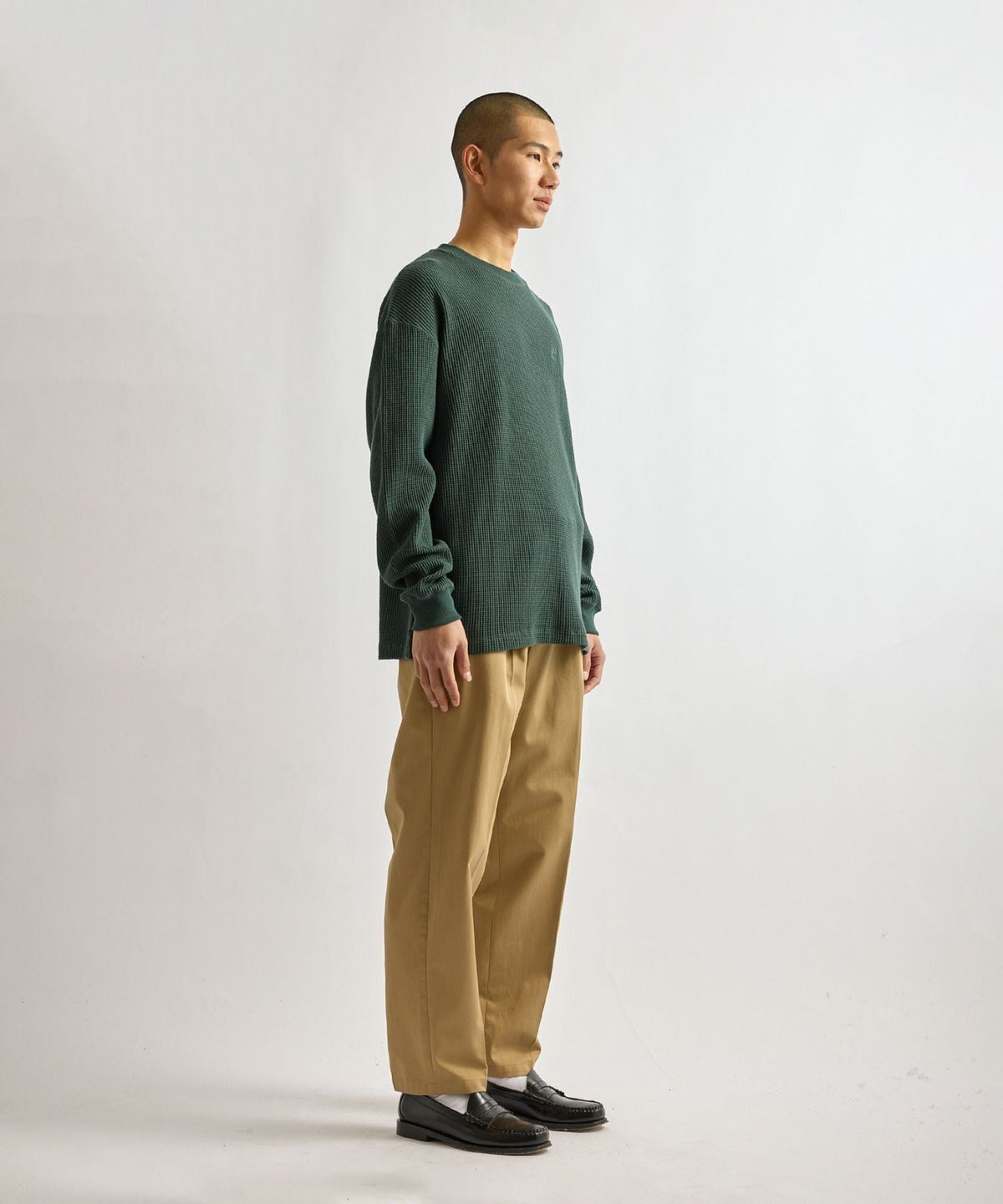Alex Heavy Waffle Relaxed LS Tee