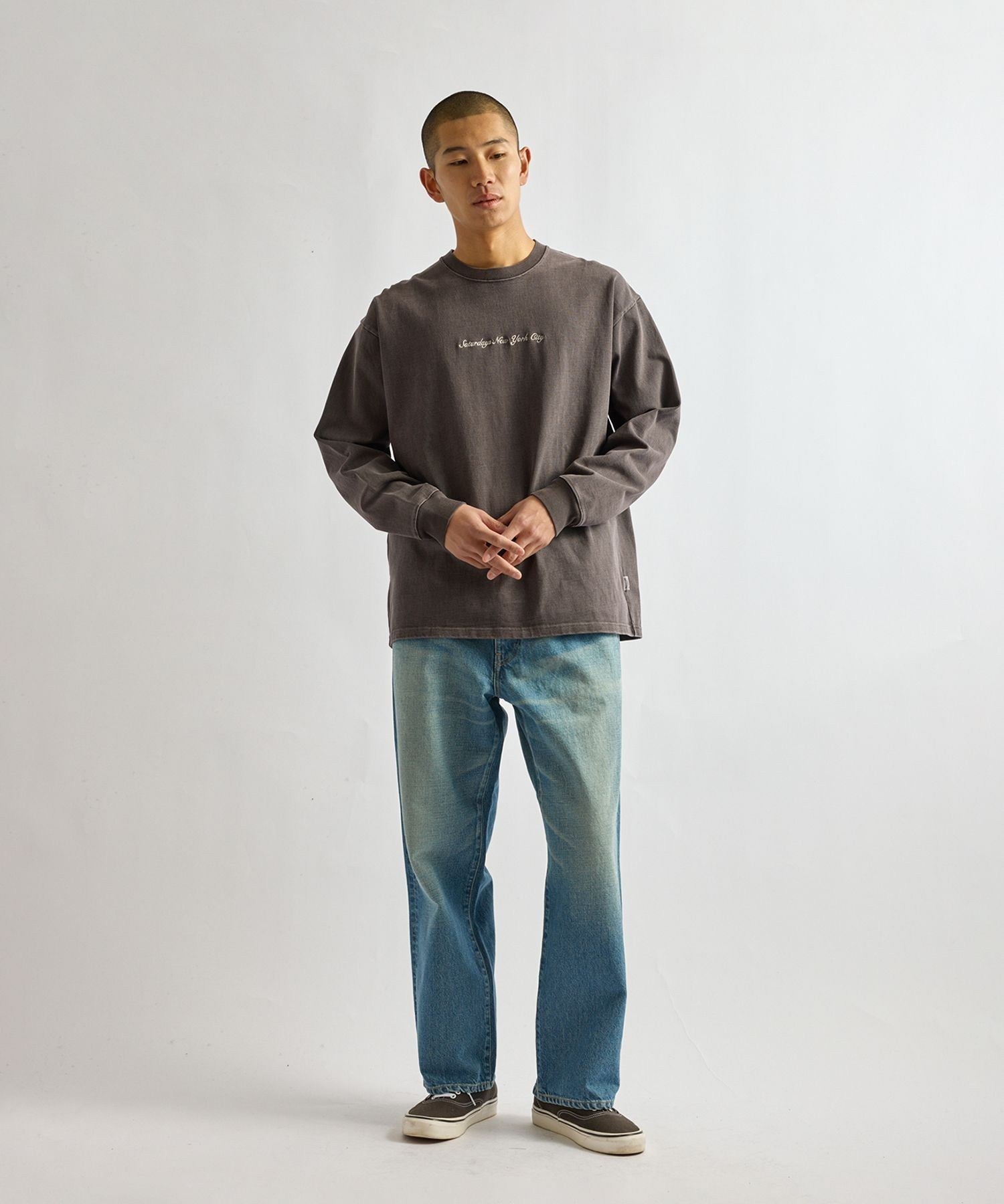 Max Weight Pigment Dyed LS T-Shirt