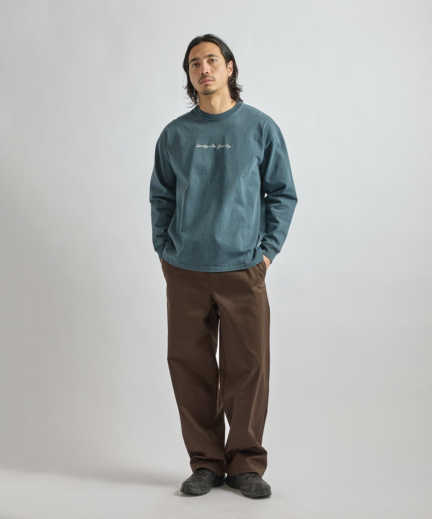 Max Weight Pigment Dyed LS T-Shirt