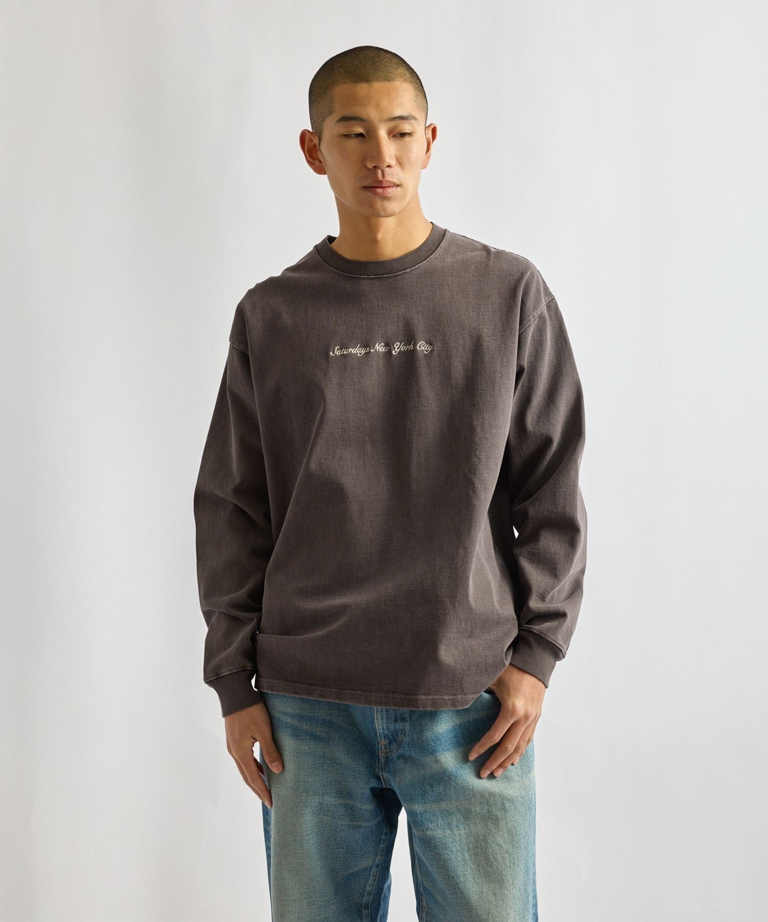 Max Weight Pigment Dyed LS T-Shirt