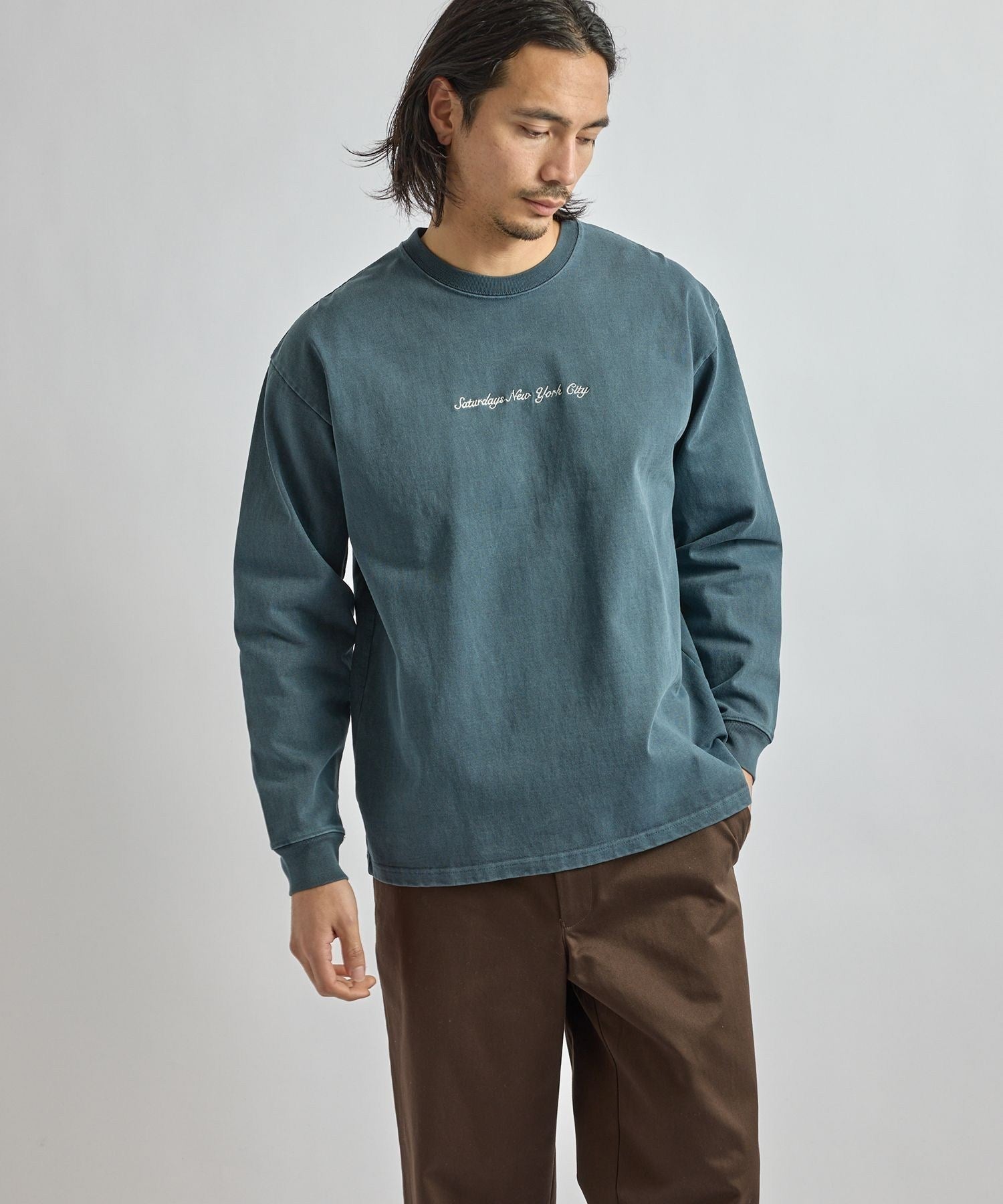 Max Weight Pigment Dyed LS T-Shirt