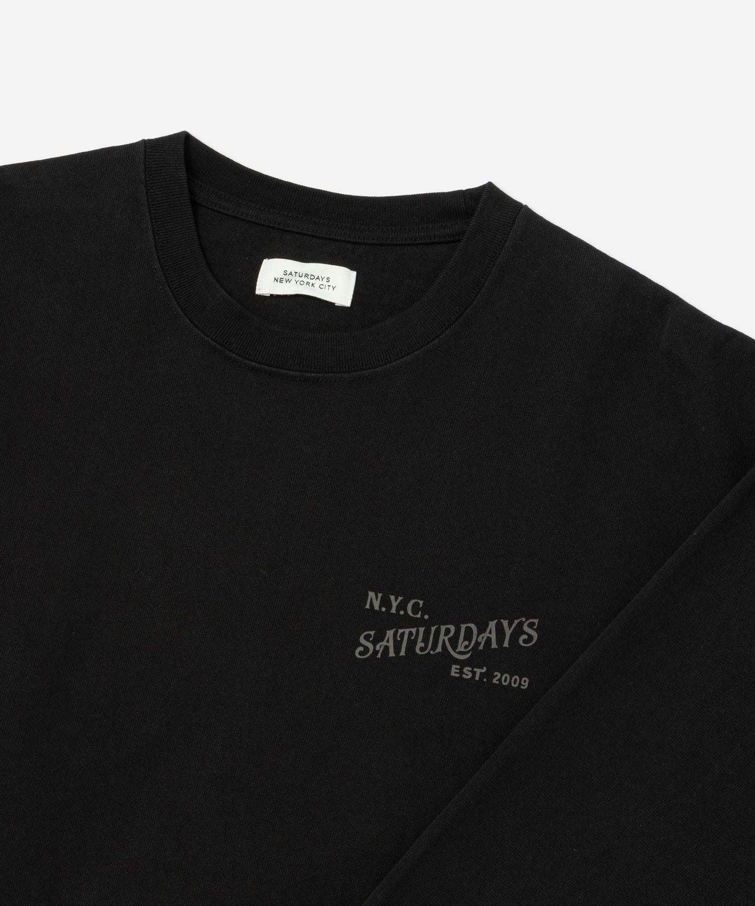 Max Weight Vintage Serif LS T-Shirt