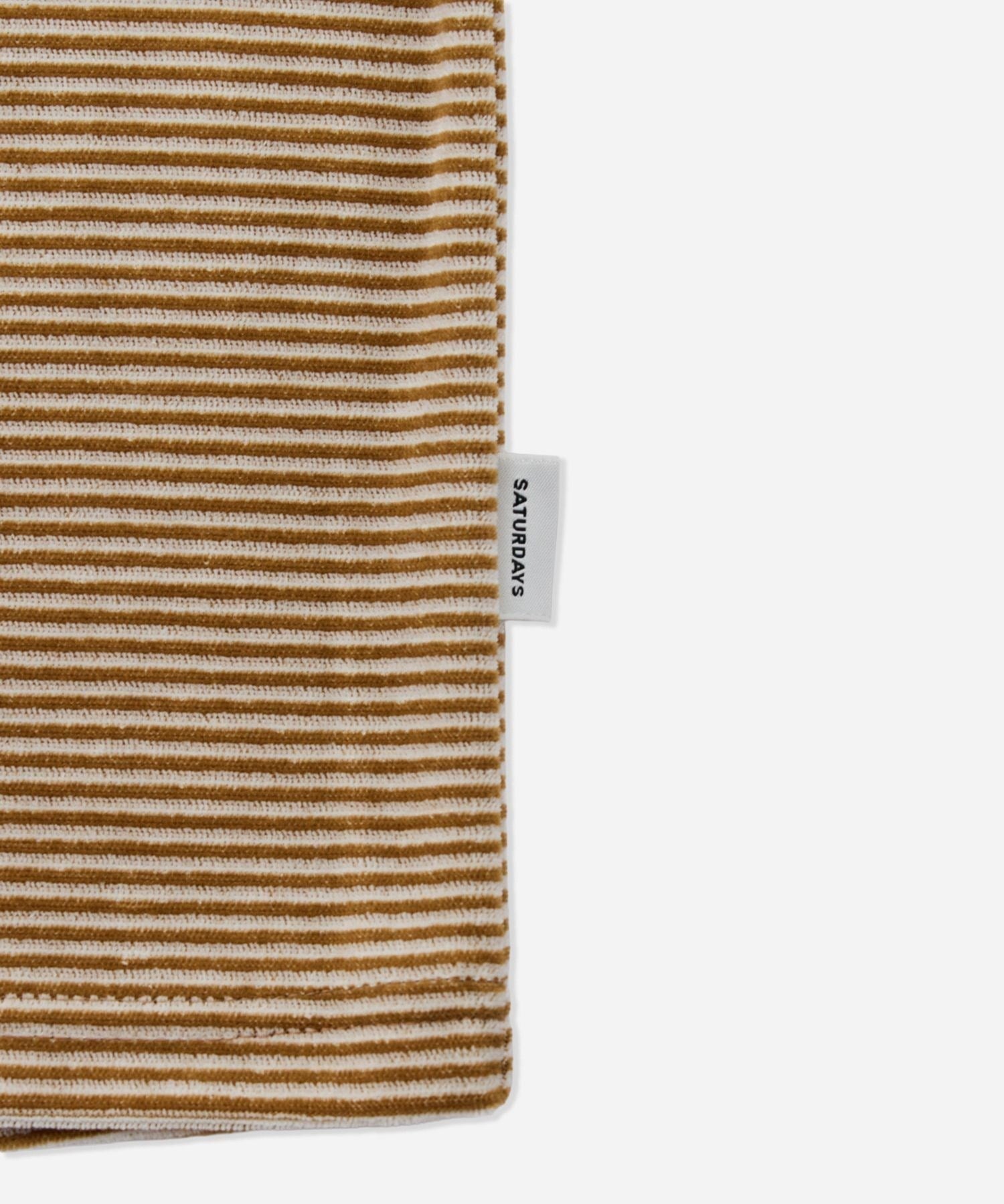 Velour Stripe Relaxed SS T-Shirt