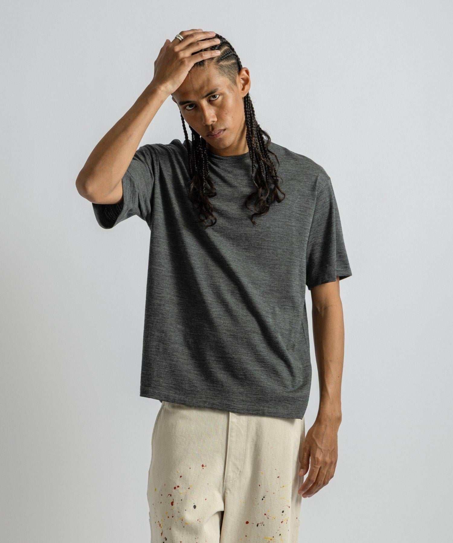 Brandon Relaxed Wool SS Tee