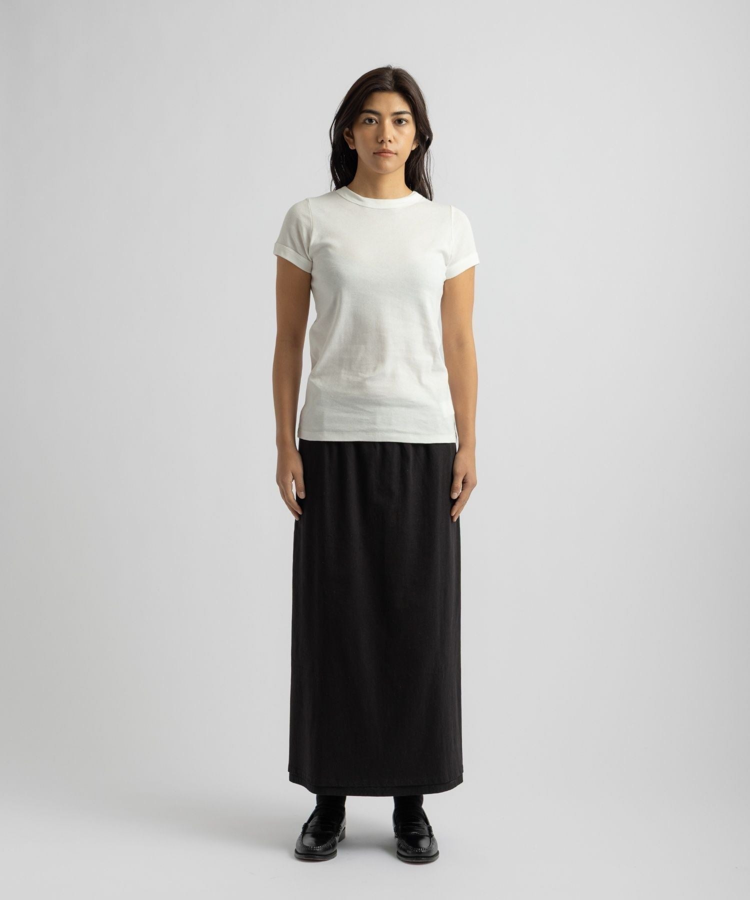 Naomi Ribbed Tee | WOMEN