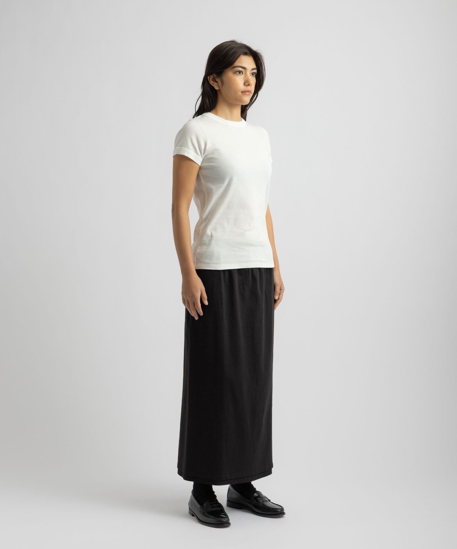Naomi Ribbed Tee | WOMEN