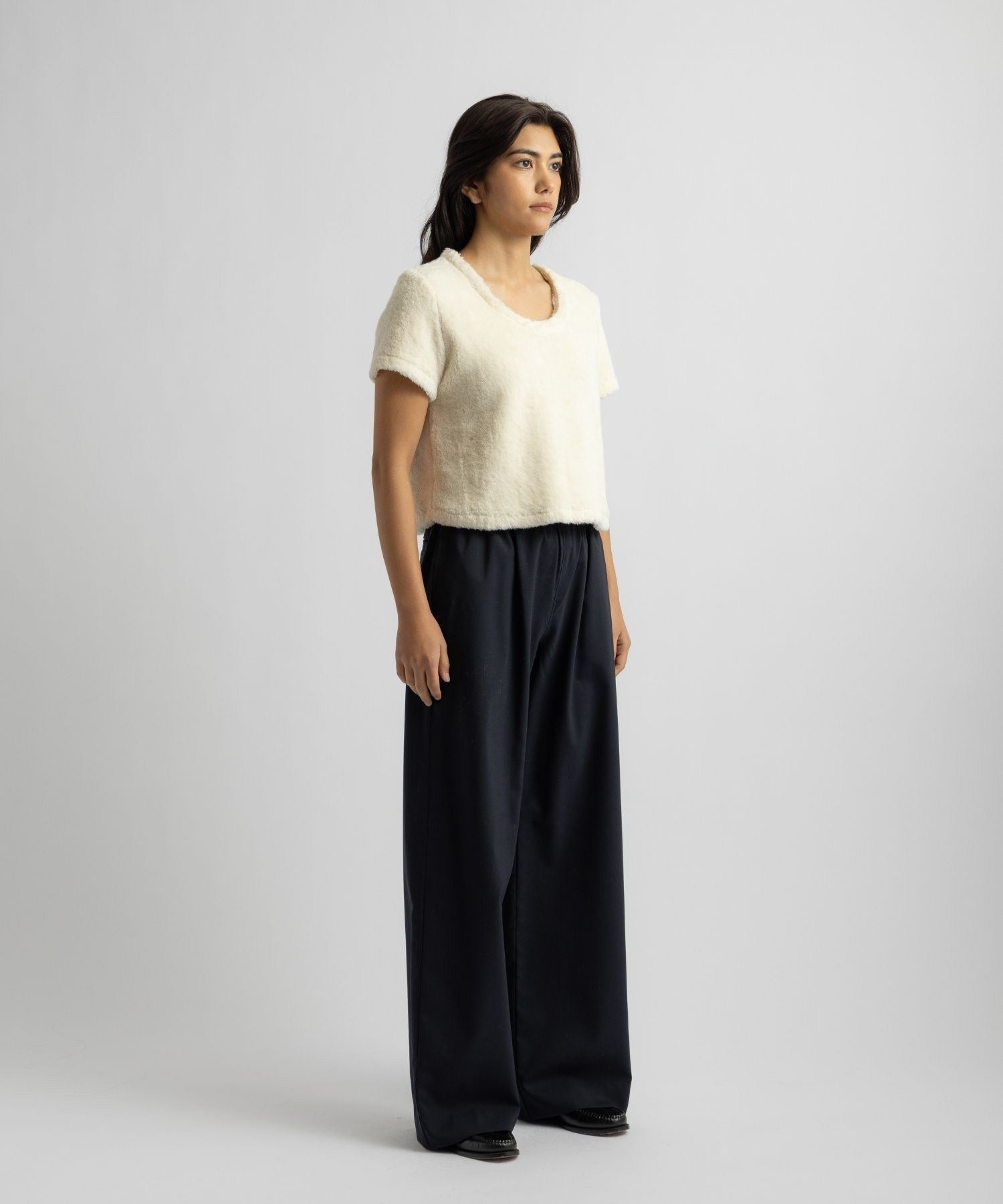 Alexis Shearling Tee | WOMEN
