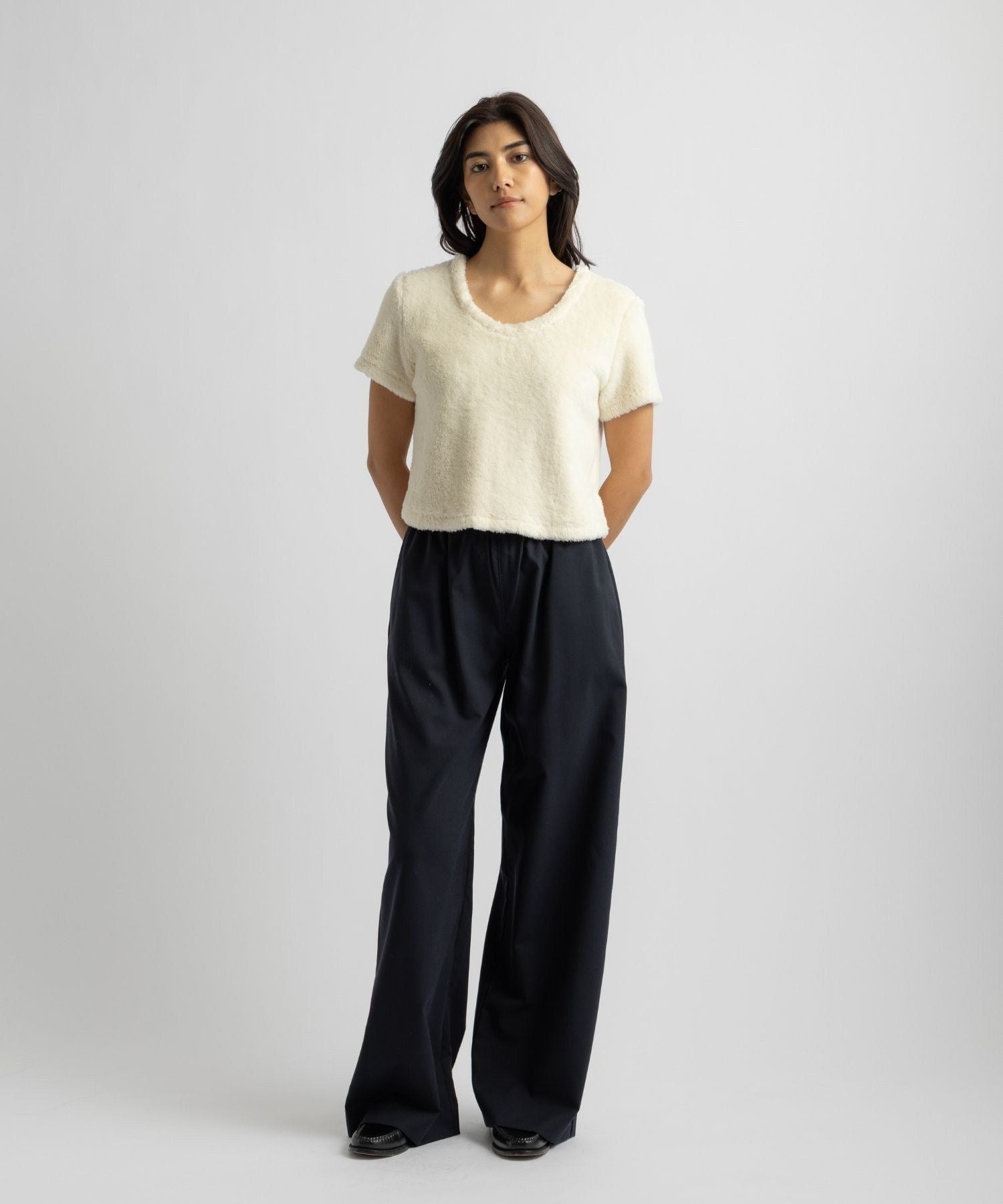 Alexis Shearling Tee | WOMEN