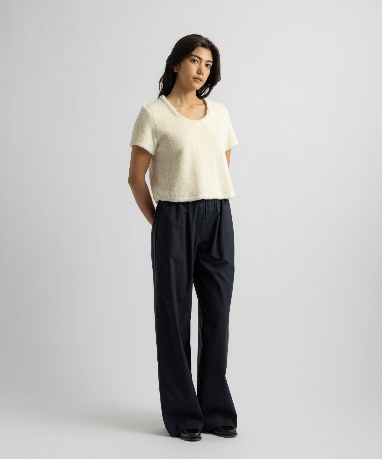 Alexis Shearling Tee | WOMEN