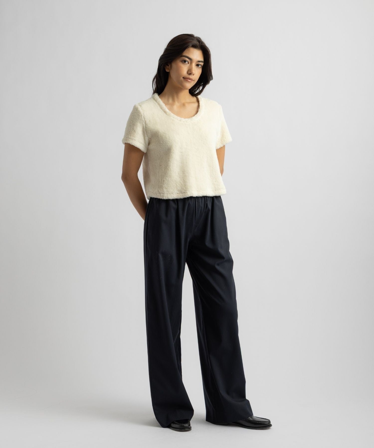 Alexis Shearling Tee | WOMEN