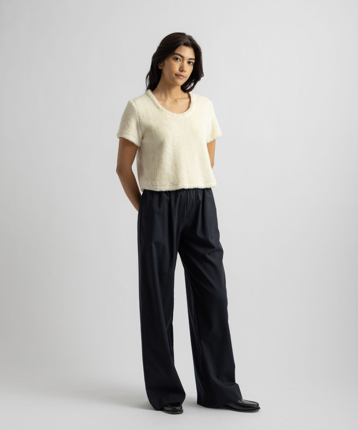 Alexis Shearling Tee | WOMEN