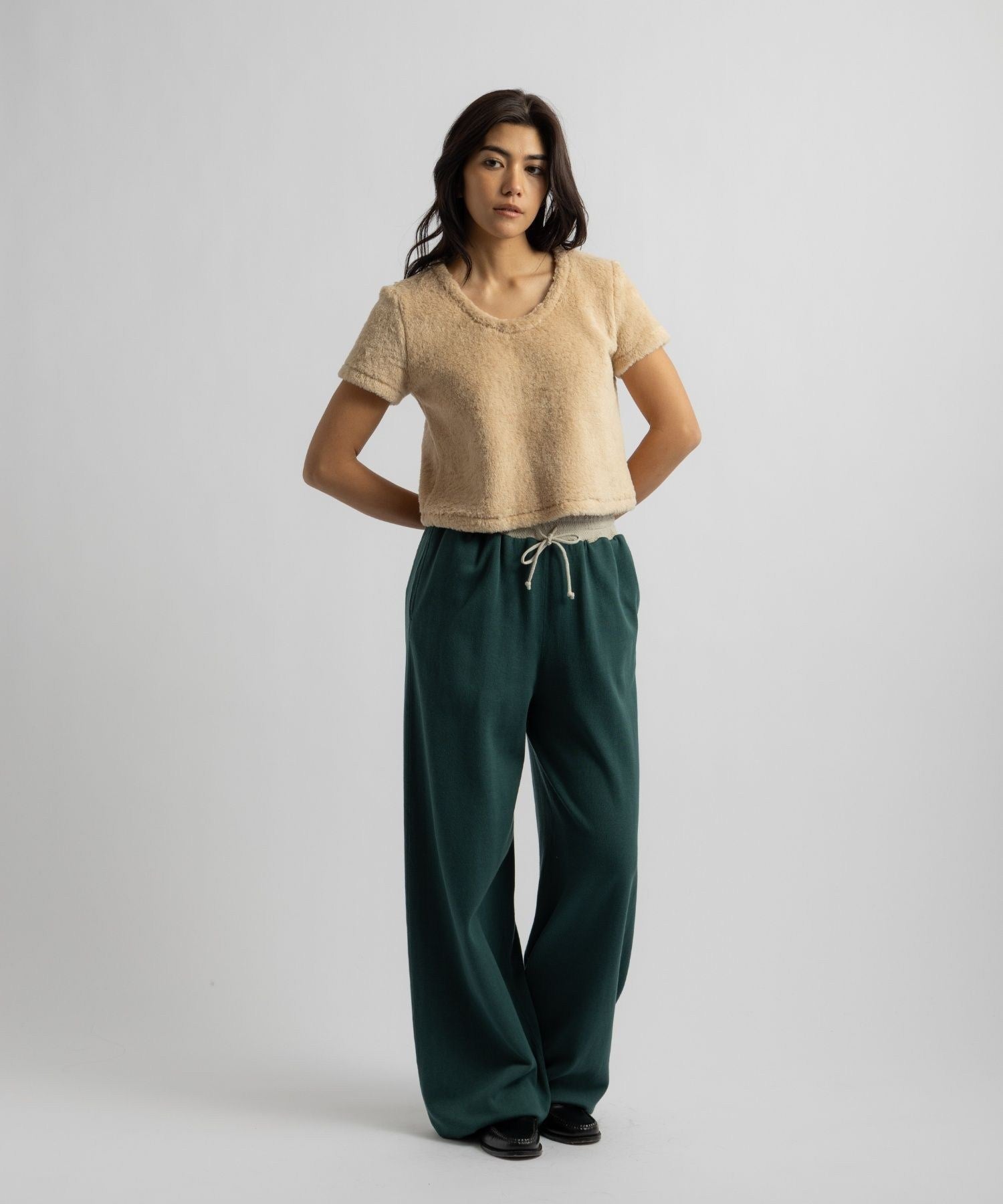 Alexis Shearling Tee | WOMEN