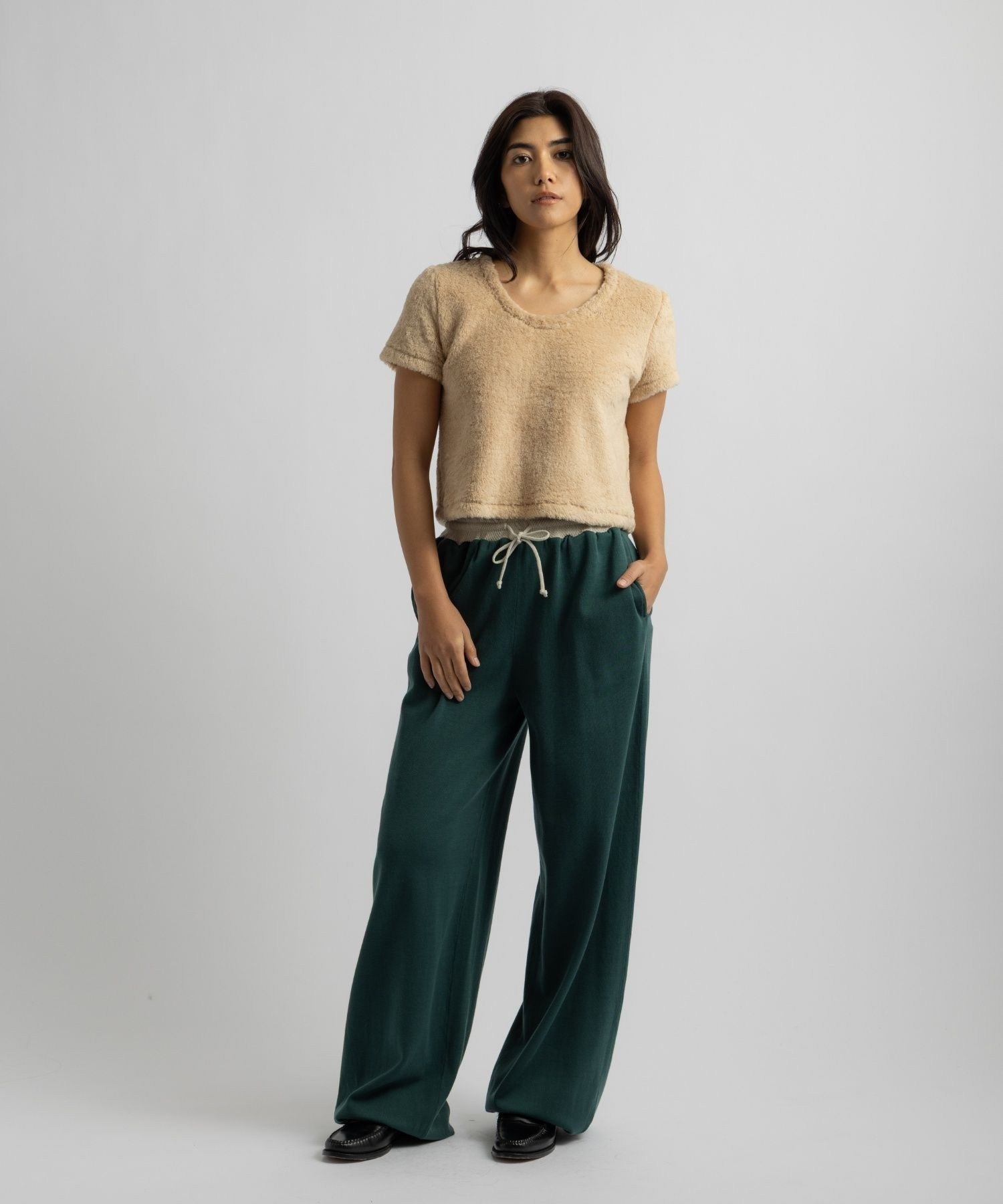 Alexis Shearling Tee | WOMEN