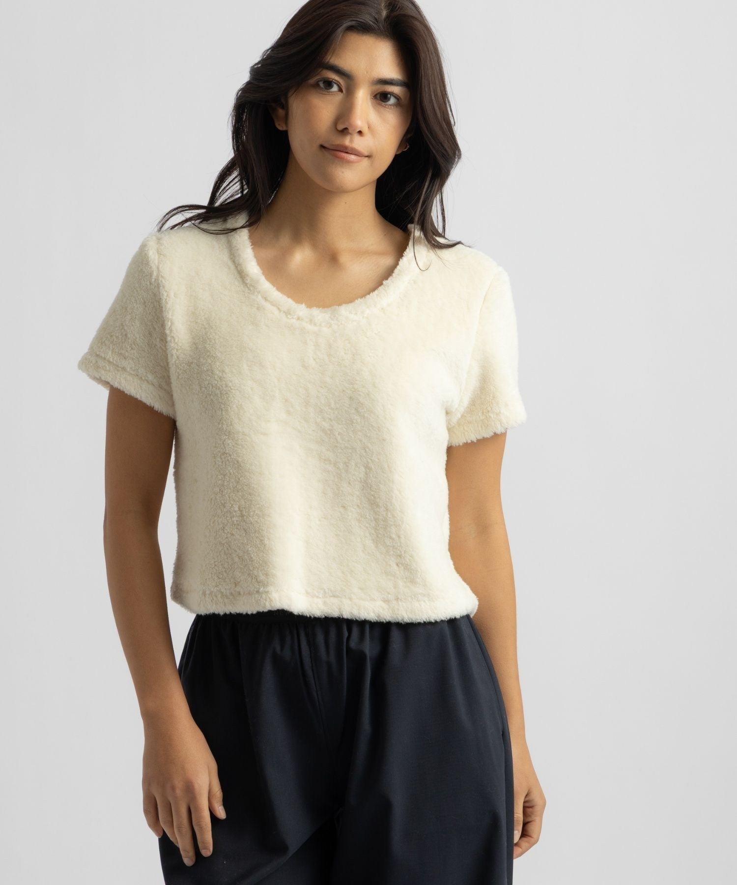 Alexis Shearling Tee | WOMEN